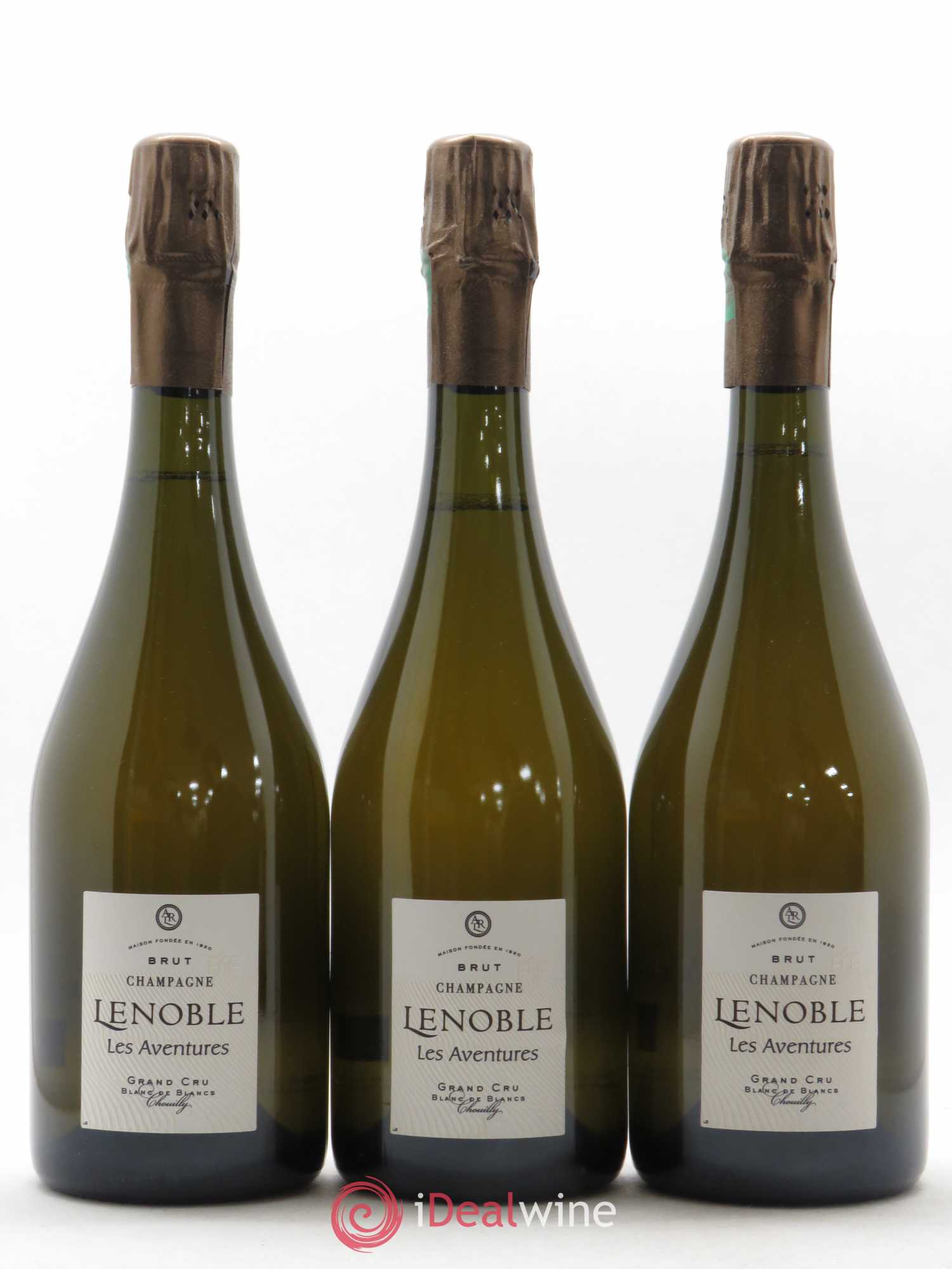 Champagne Brut Grand Cru Les Aventures Lenoble - Posten von 3 Flaschen - 0