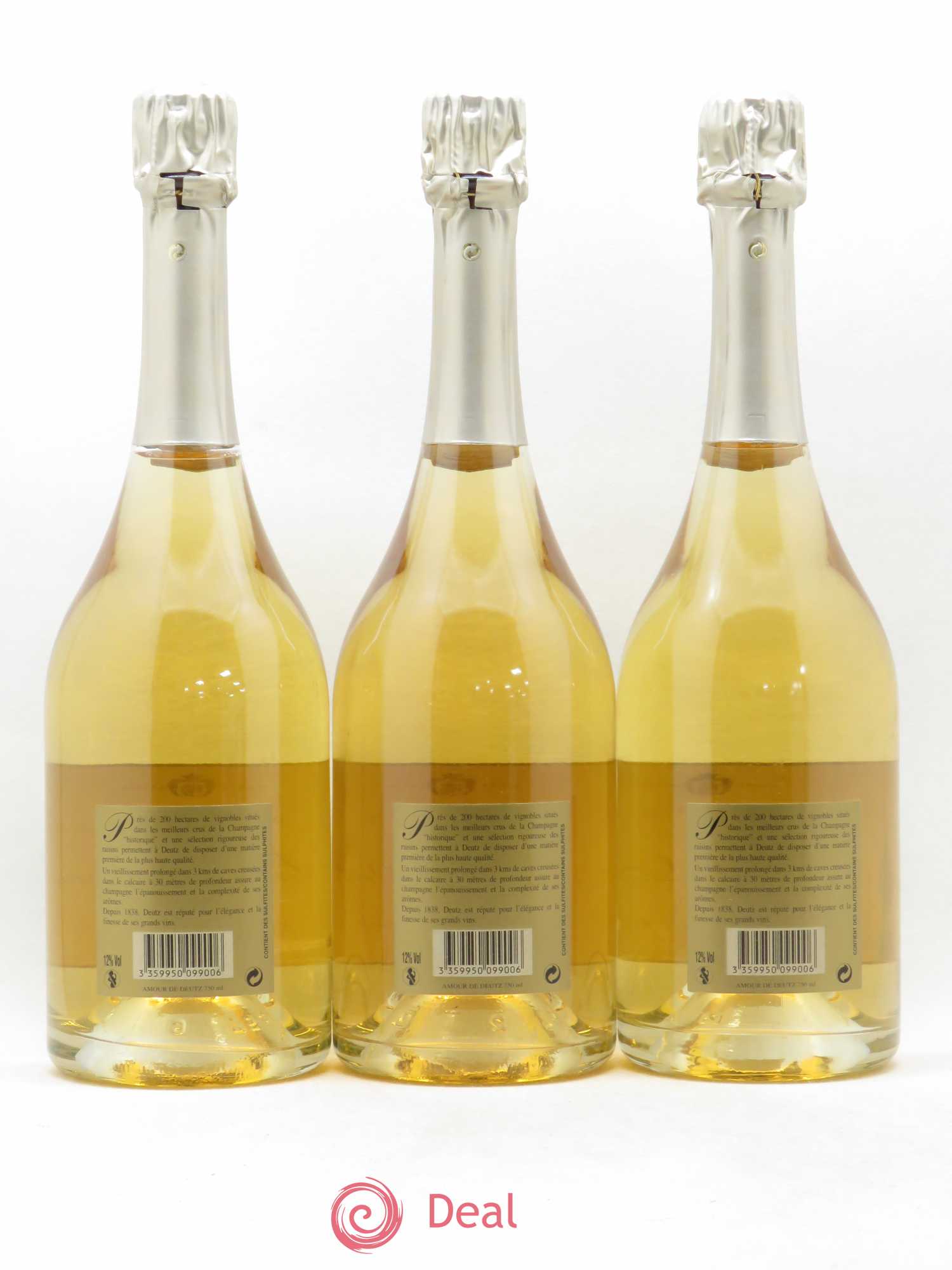 Amour de Deutz Brut Deutz 1999 - Lot of 6 bottles - 2
