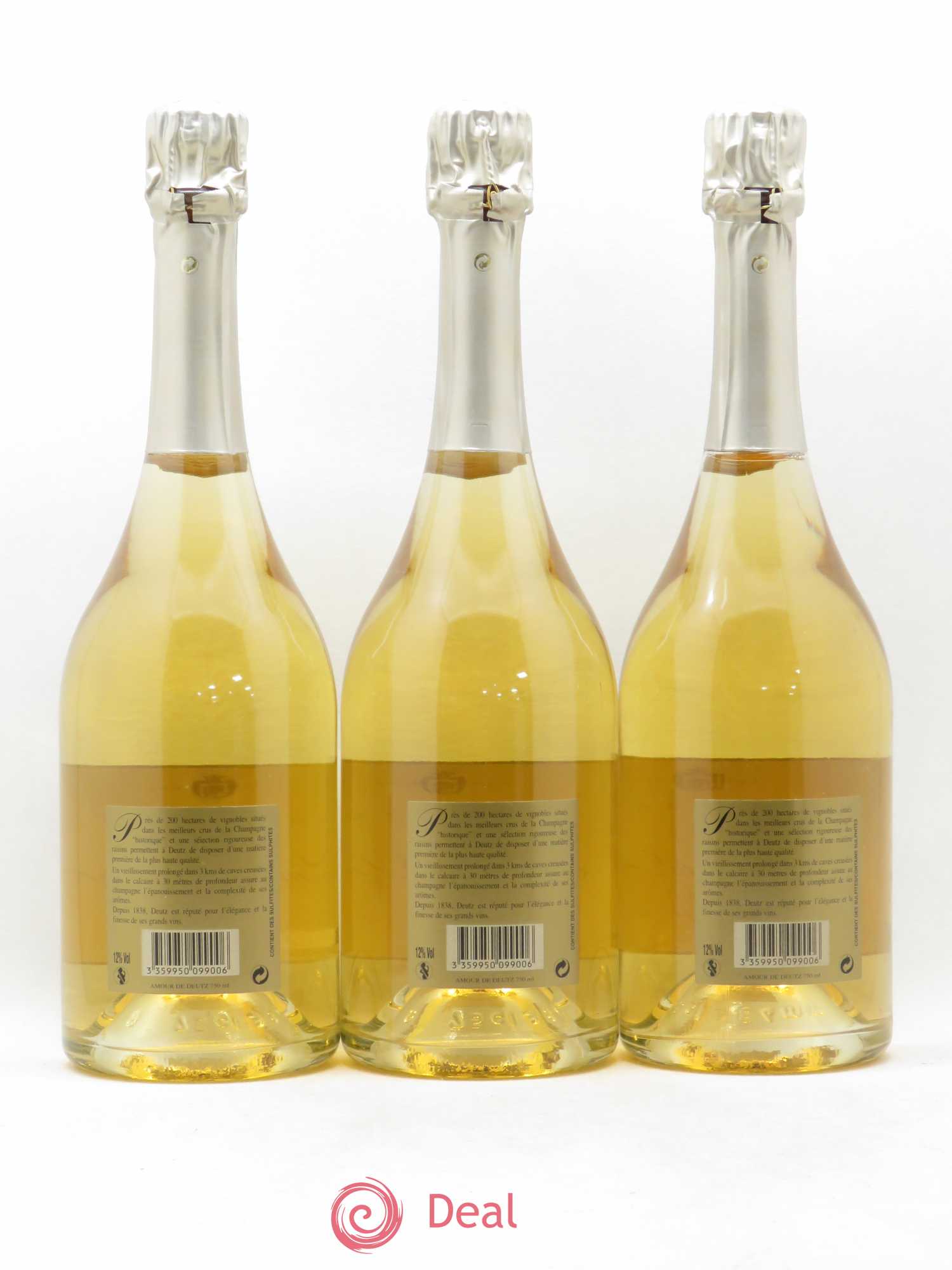 Amour de Deutz Brut Deutz 1999 - Lot of 6 bottles - 4