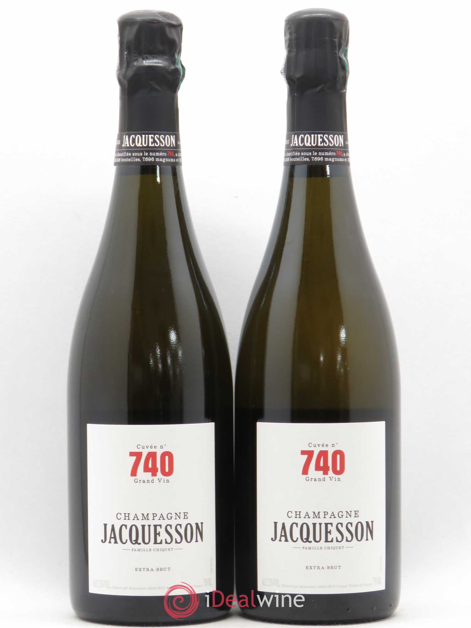 Cuvée 740 Extra-Brut Jacquesson - Lot de 2 bouteilles - 0