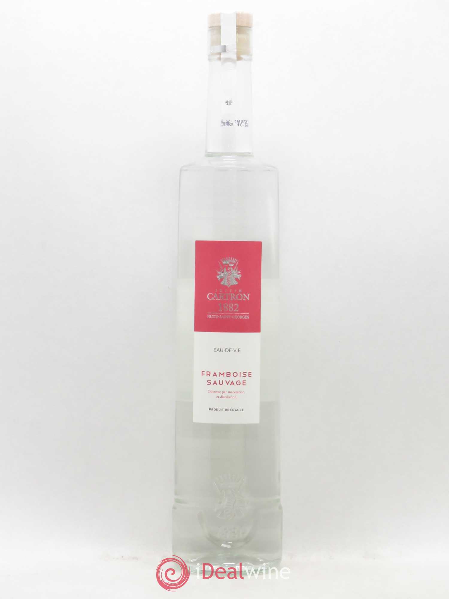 Alcools divers Eau de Vie de Framboise Sauvage Joseph Cartron - Posten von 1 Flasche - 0