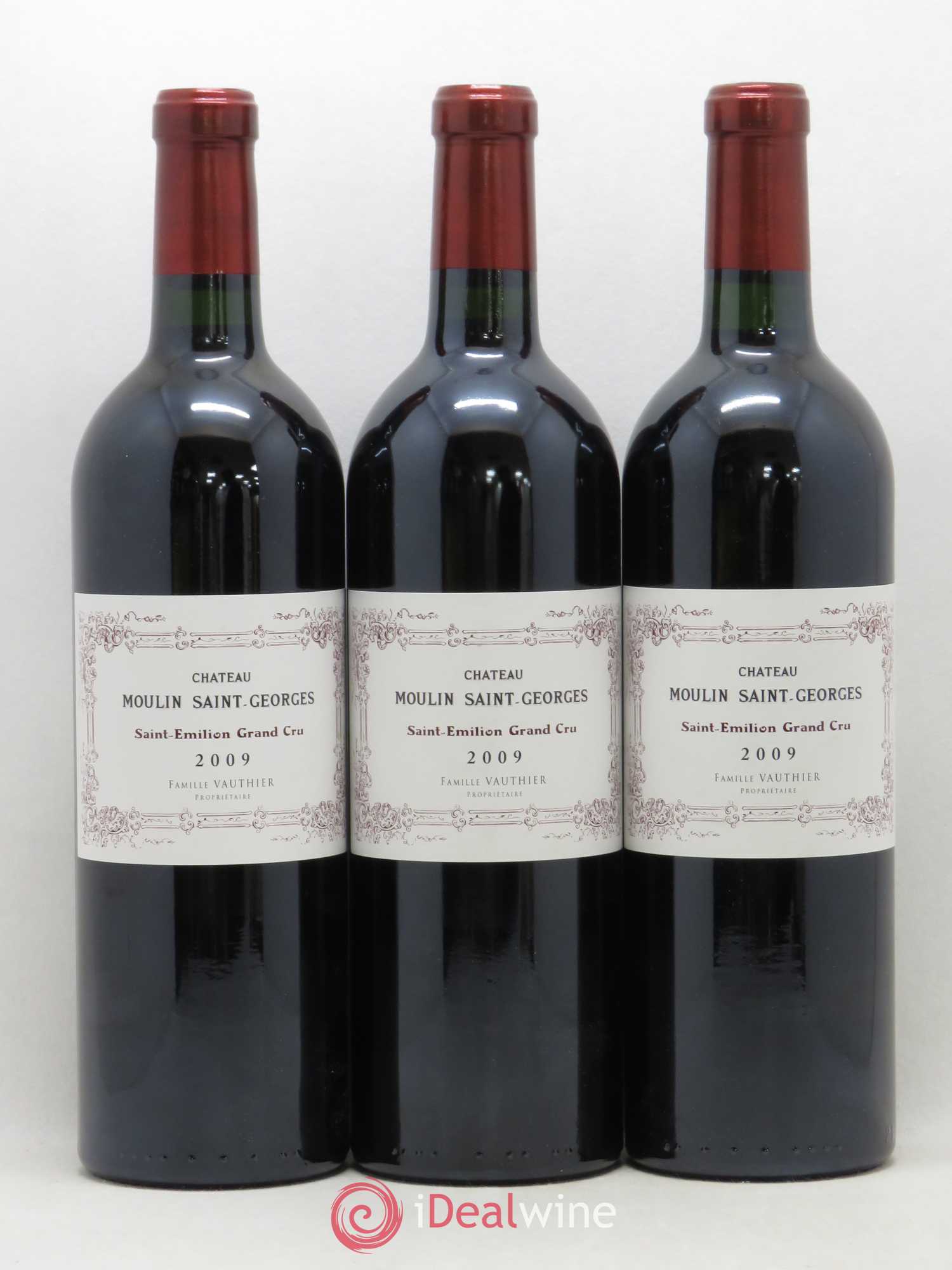 Château Moulin Saint Georges 2009 - Lot de 3 bouteilles - 0
