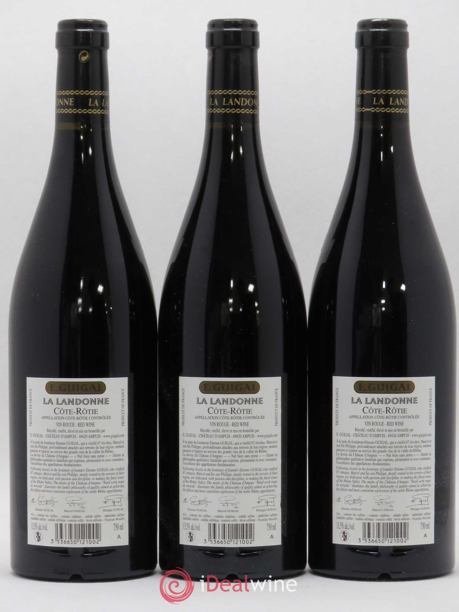 Côte-Rôtie La Landonne Guigal 2012 - Lot de 6 bouteilles - 2