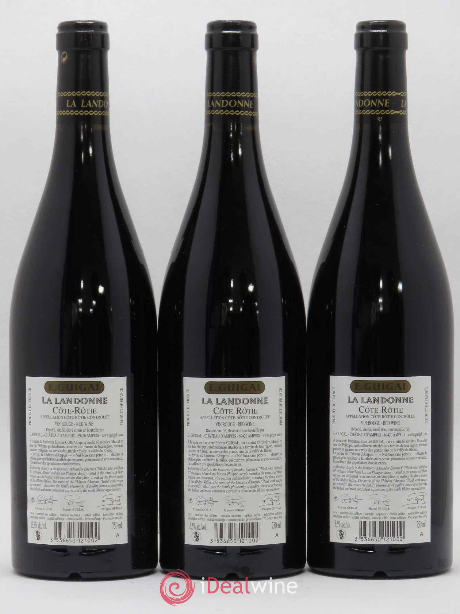 Côte-Rôtie La Landonne Guigal 2012 - Lot de 6 bouteilles - 4