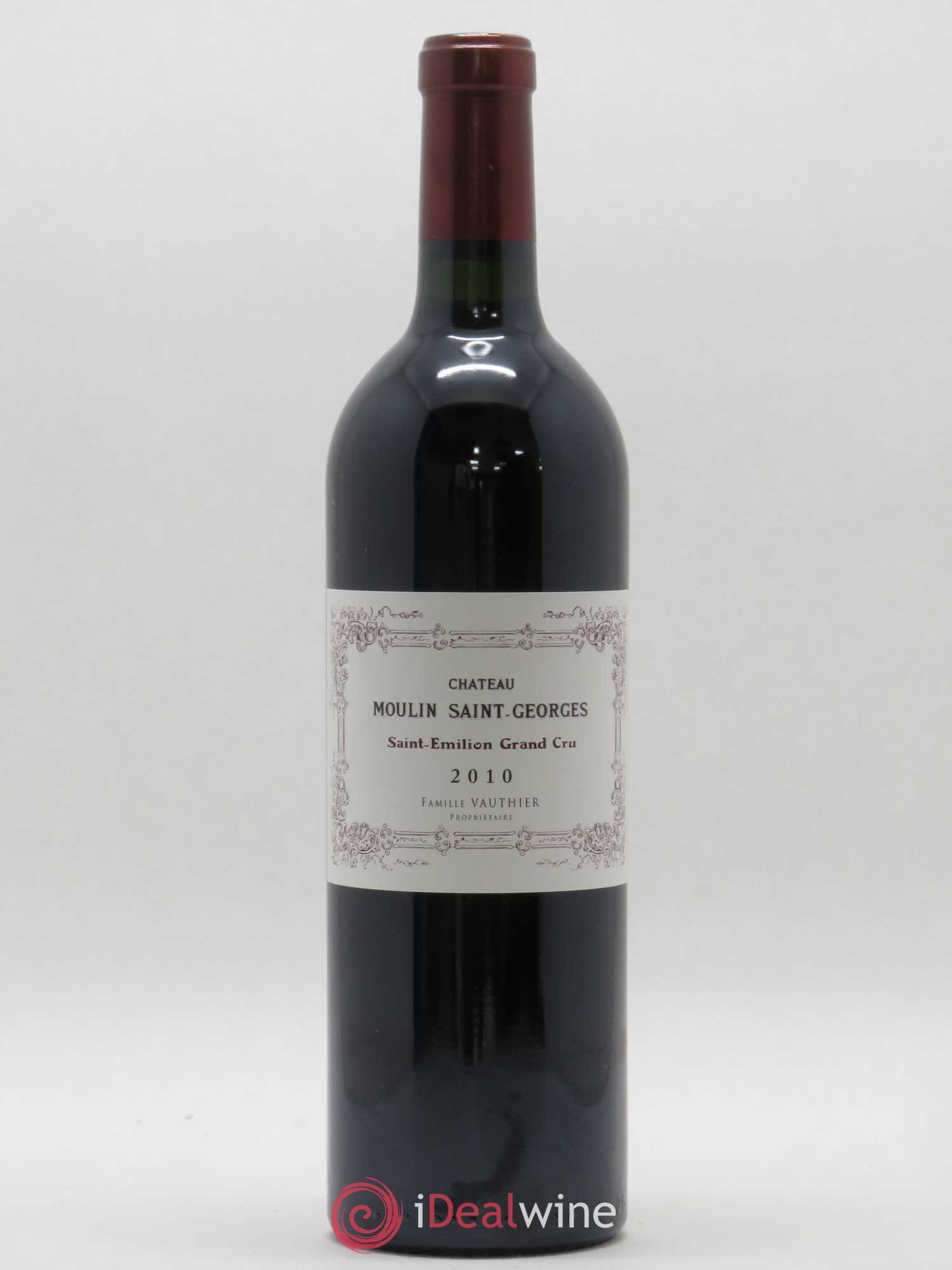 Château Moulin Saint Georges 2010 - Lot de 1 bouteille - 0