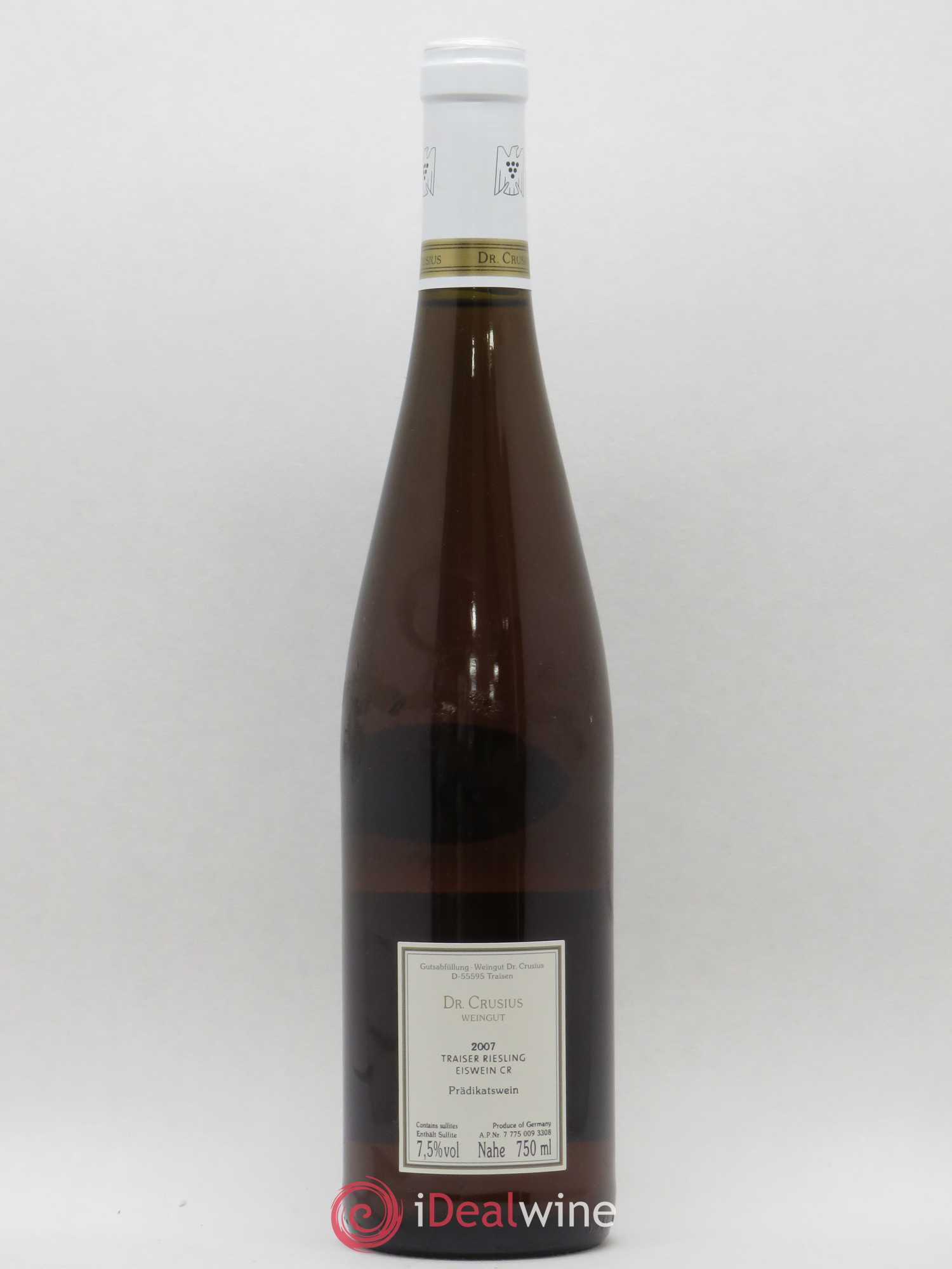 Allemagne Rheingau Traiser Riesling Eiswein CR Weingut Dr. Crusius 2007 - Posten von 1 Flasche - 1