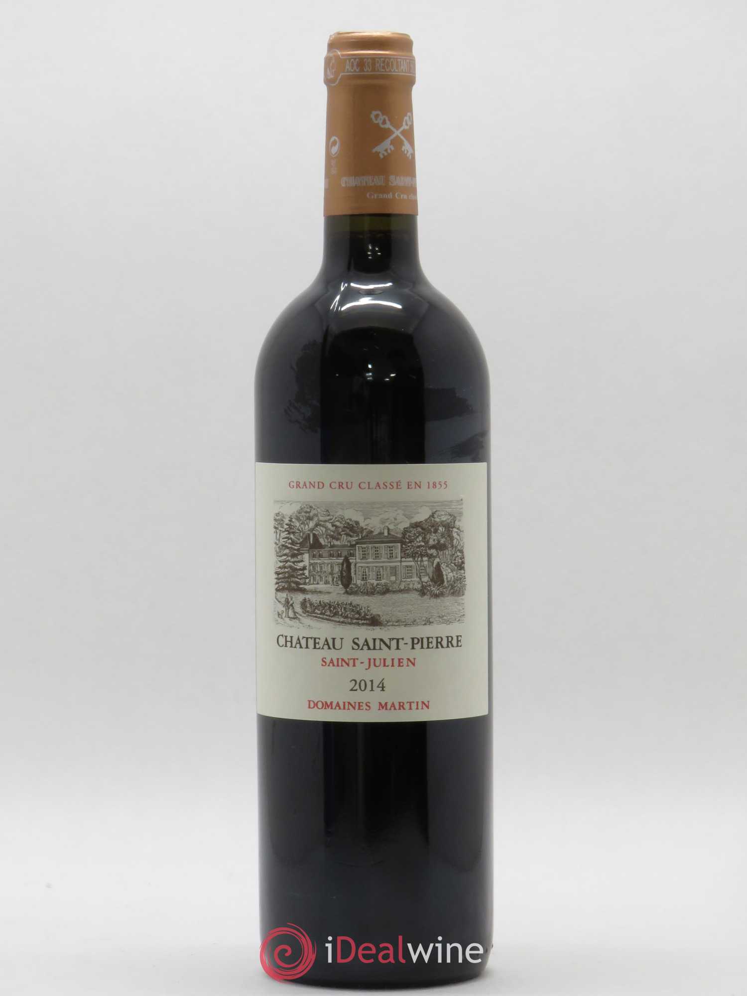Château Saint-Pierre 4ème Grand Cru Classé 2014 - Lot de 1 bouteille - 0
