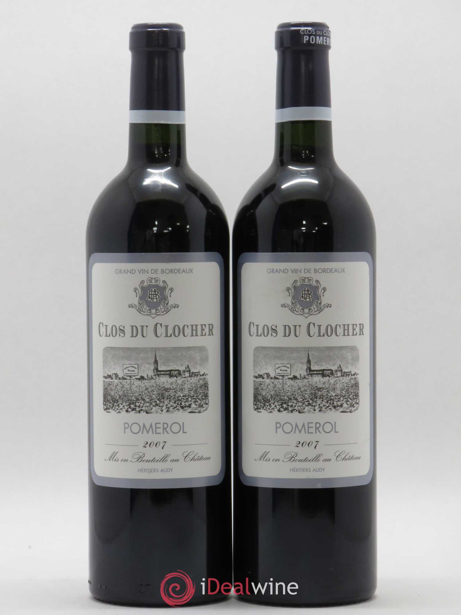Pomerol Clos Du Rocher 2007 - Lot de 2 bouteilles - 0