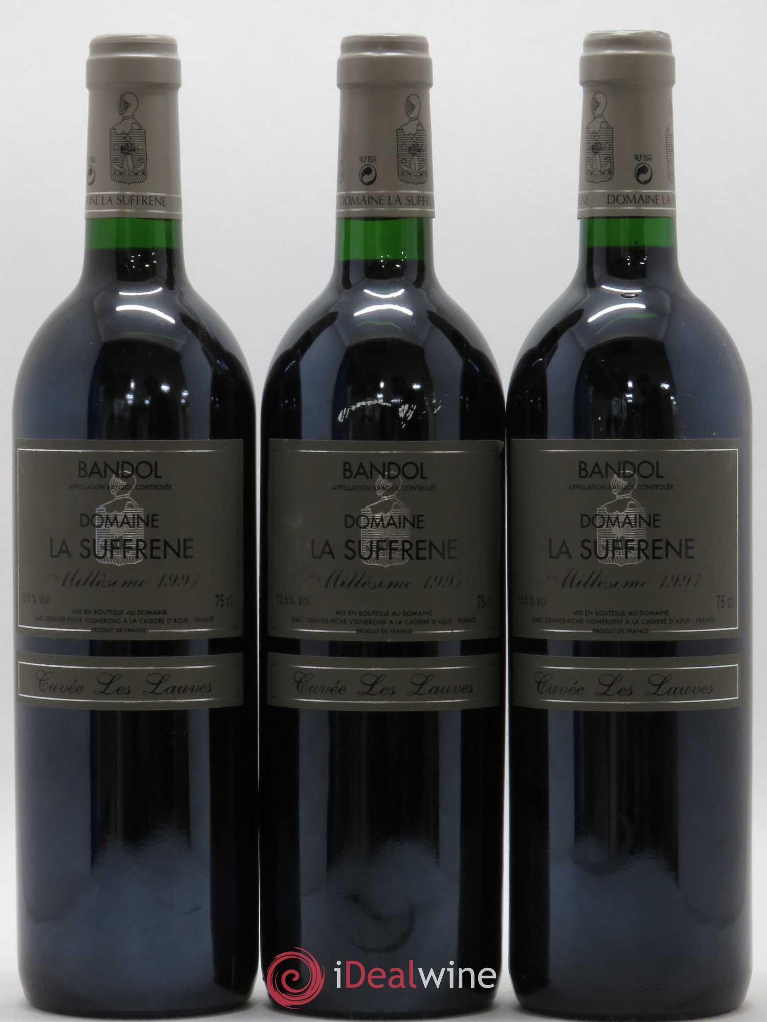 Bandol Cuvée Les Lauves Domaine La Suffrene 1997 - Posten von 3 Flaschen - 0