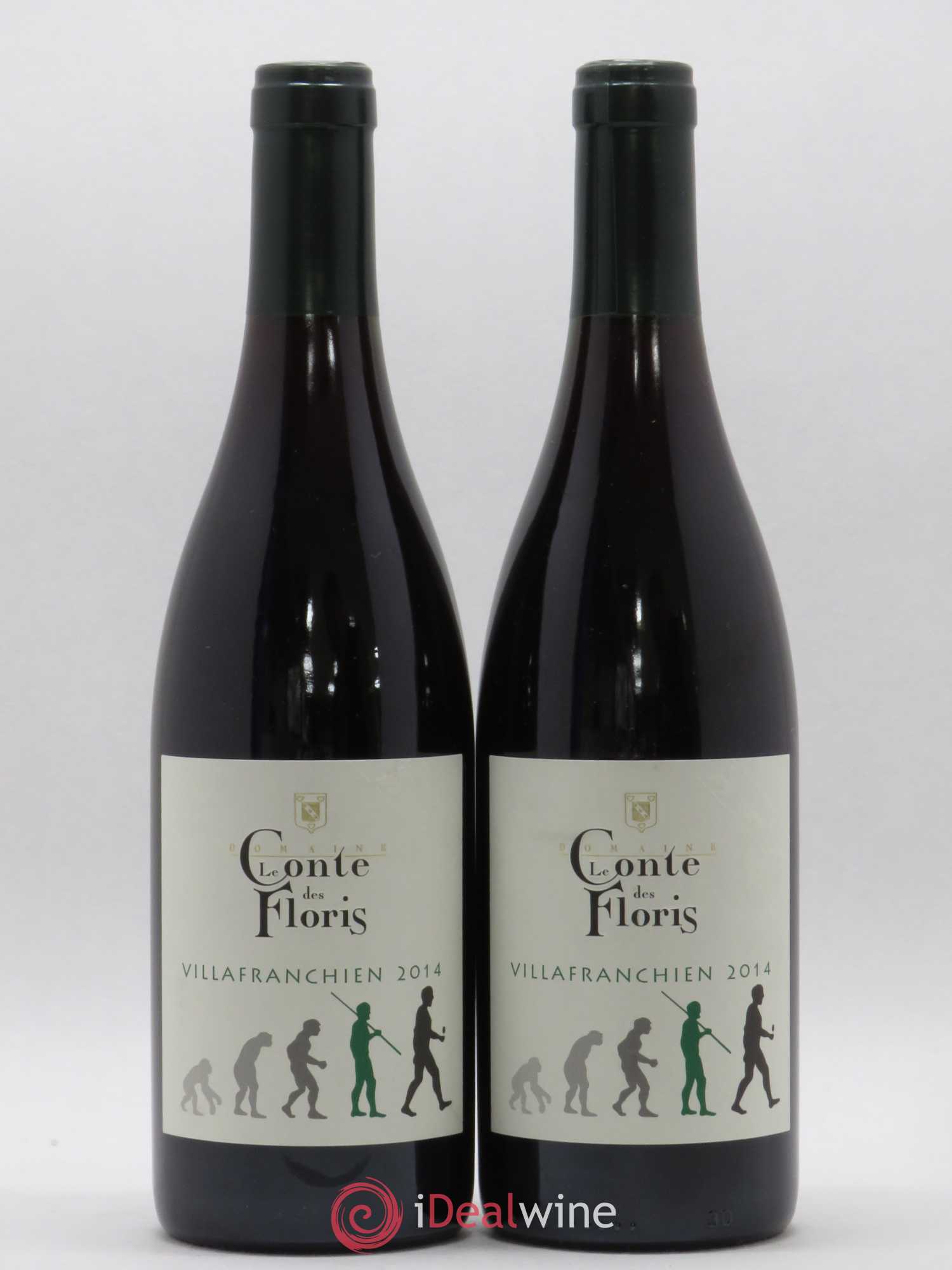 Coteaux du Languedoc Villafranchien Le Conte des Floris 2014 - Lot de 5 bouteilles - 2