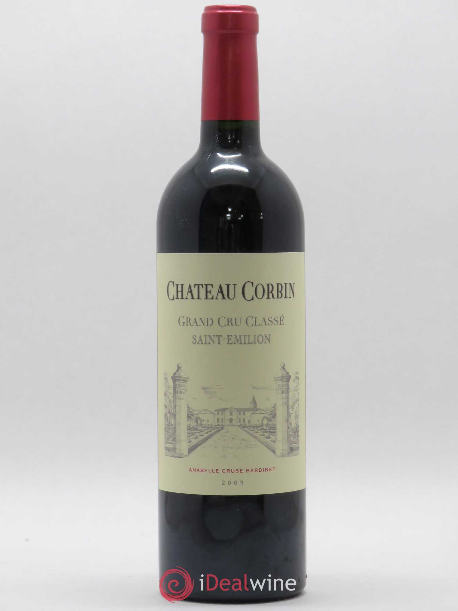 Château Corbin Grand Cru Classé 2009 - Lot de 1 bouteille - 0