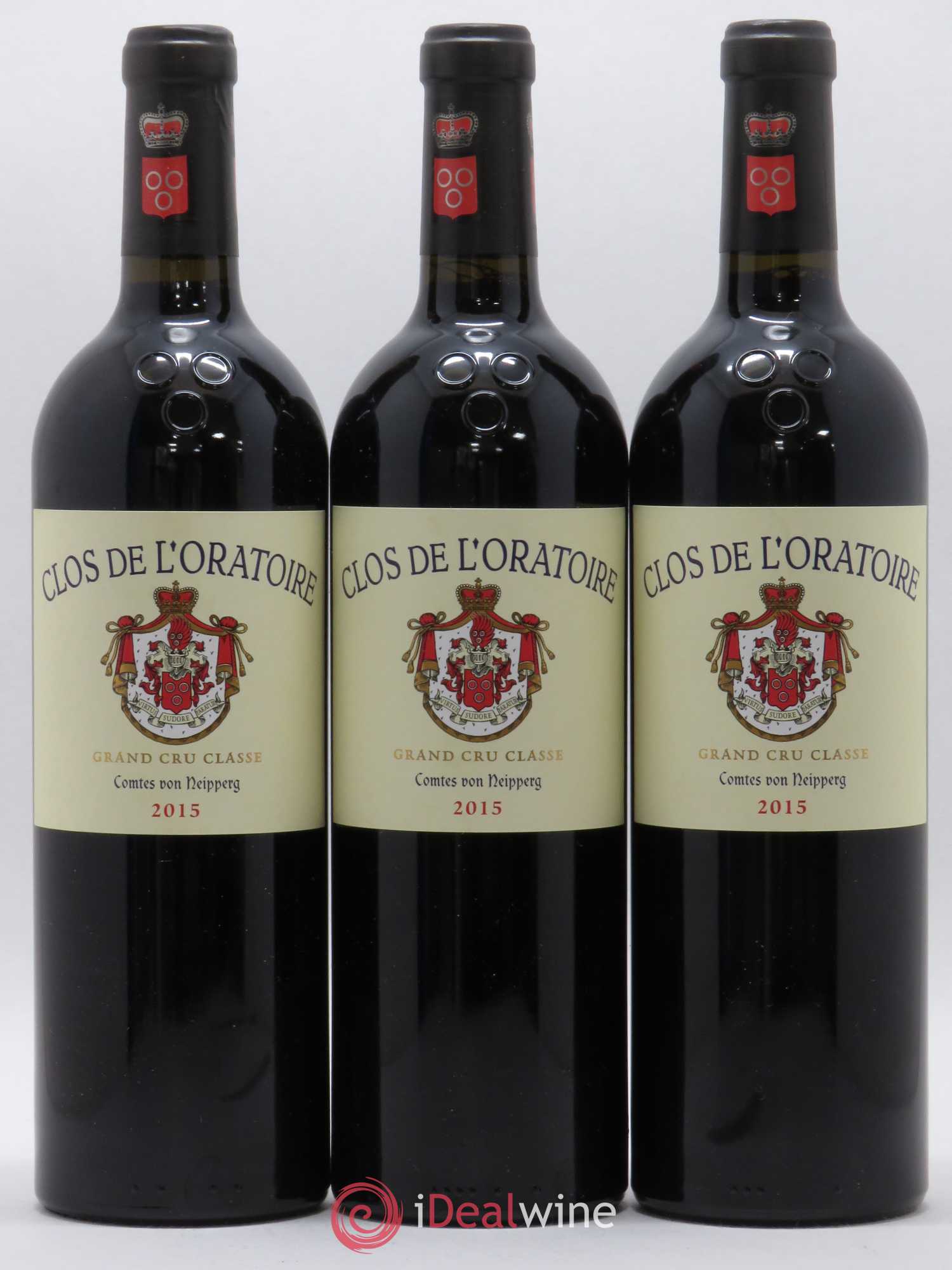 Clos de l'Oratoire Grand Cru Classé 2015 - Lot de 3 bouteilles - 0