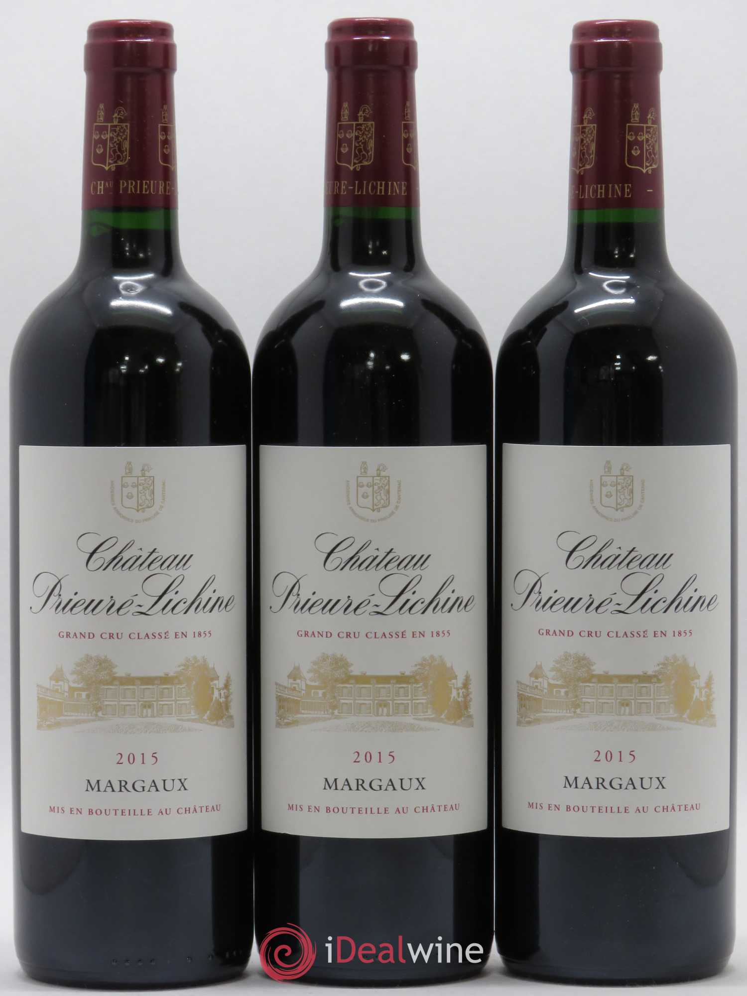 Château Prieuré Lichine 4ème Grand Cru Classé 2015 - Lot de 5 bouteilles - 1