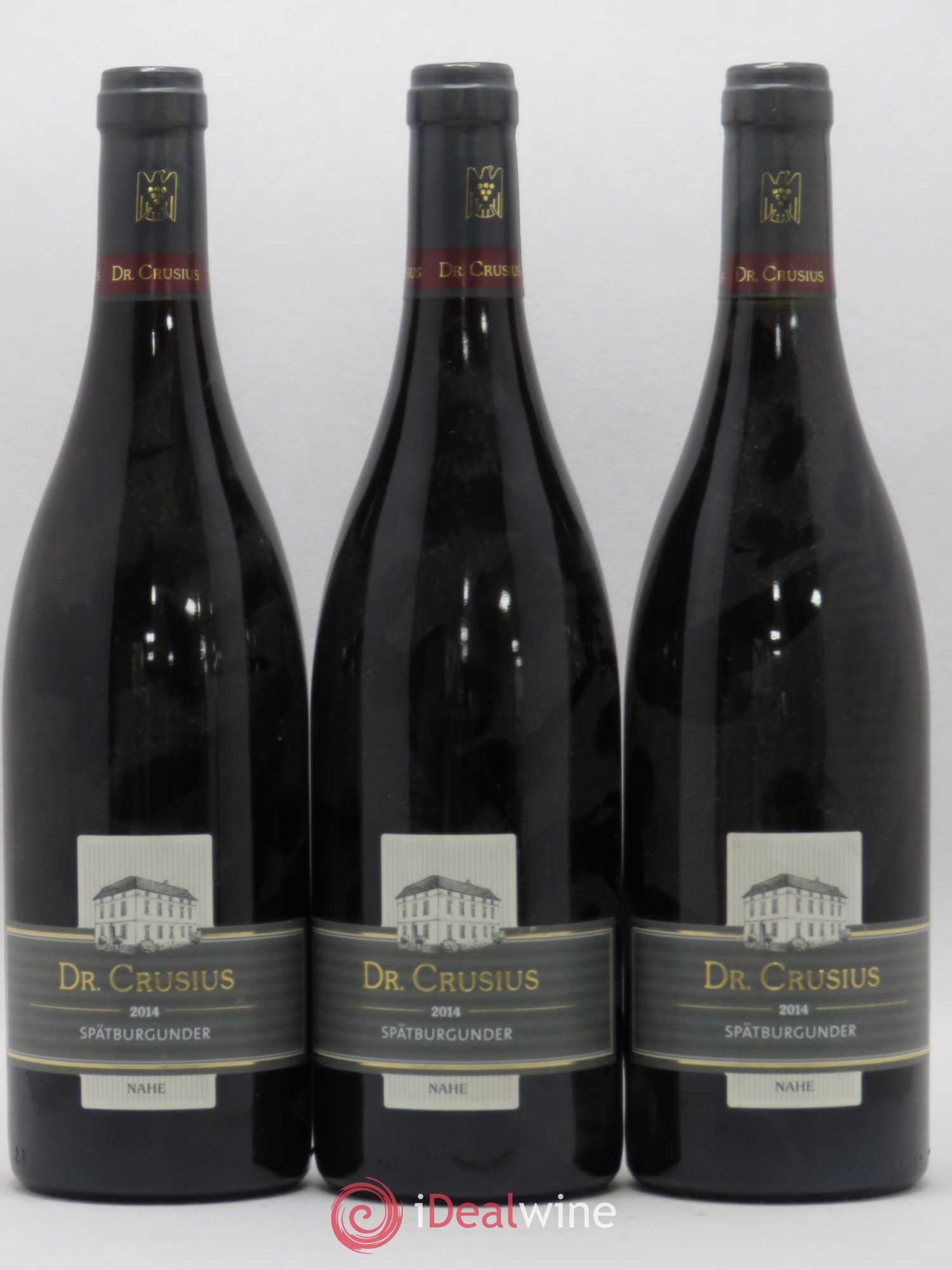 Allemagne Nahe Traiser Spätburgunder Rotwein Trocken Weingut Dr. Crusius 2014 - Posten von 6 Flaschen - 1