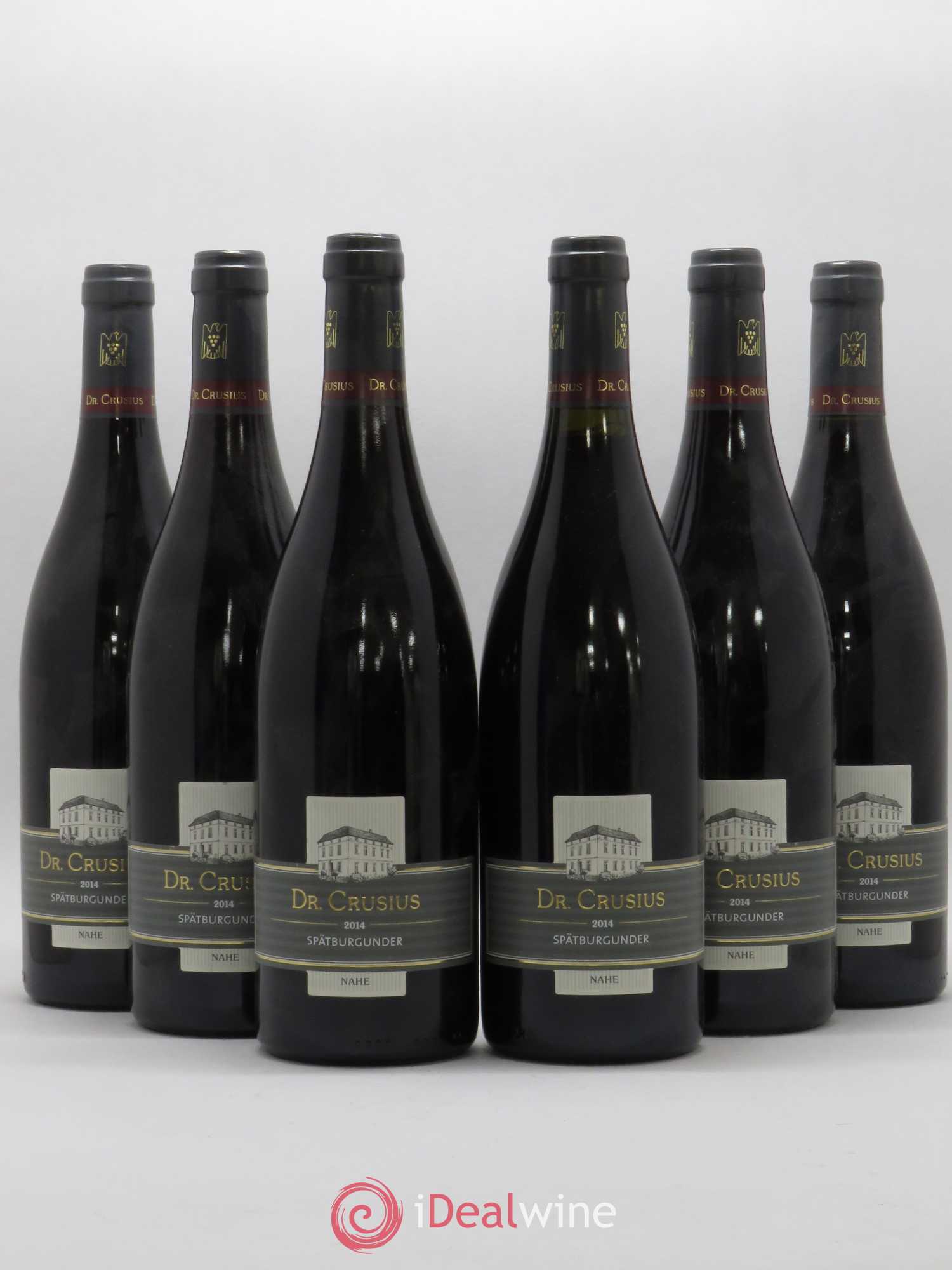 Allemagne Nahe Traiser Spätburgunder Rotwein Trocken Weingut Dr. Crusius 2014 - Posten von 6 Flaschen - 0