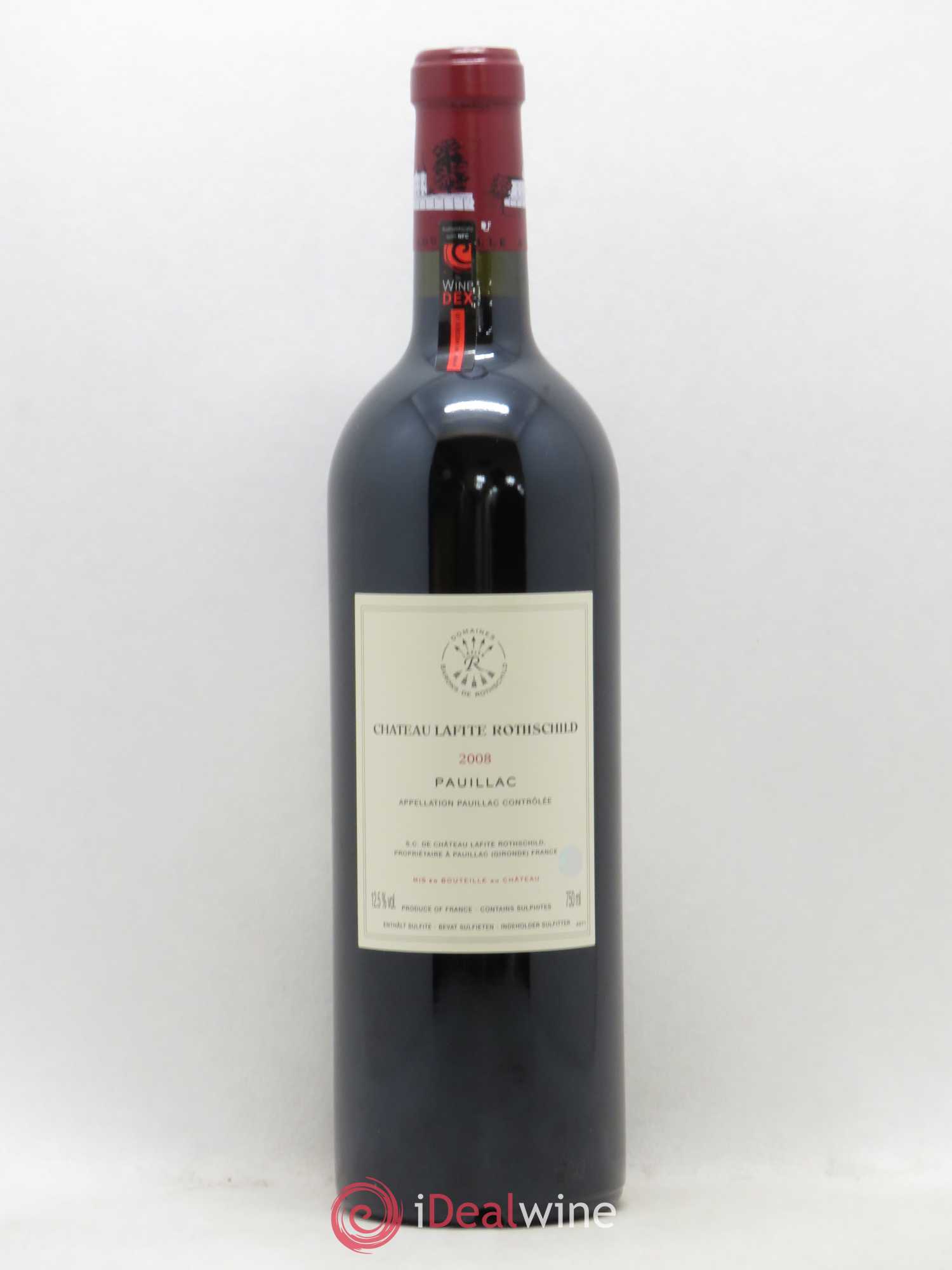 Château Lafite Rothschild 1er Grand Cru Classé 2008 - Lot de 1 bouteille - 1