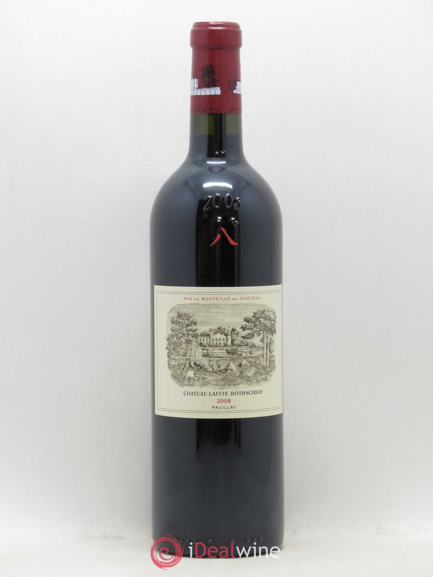 Château Lafite Rothschild 1er Grand Cru Classé 2008 - Lot de 1 bouteille - 0