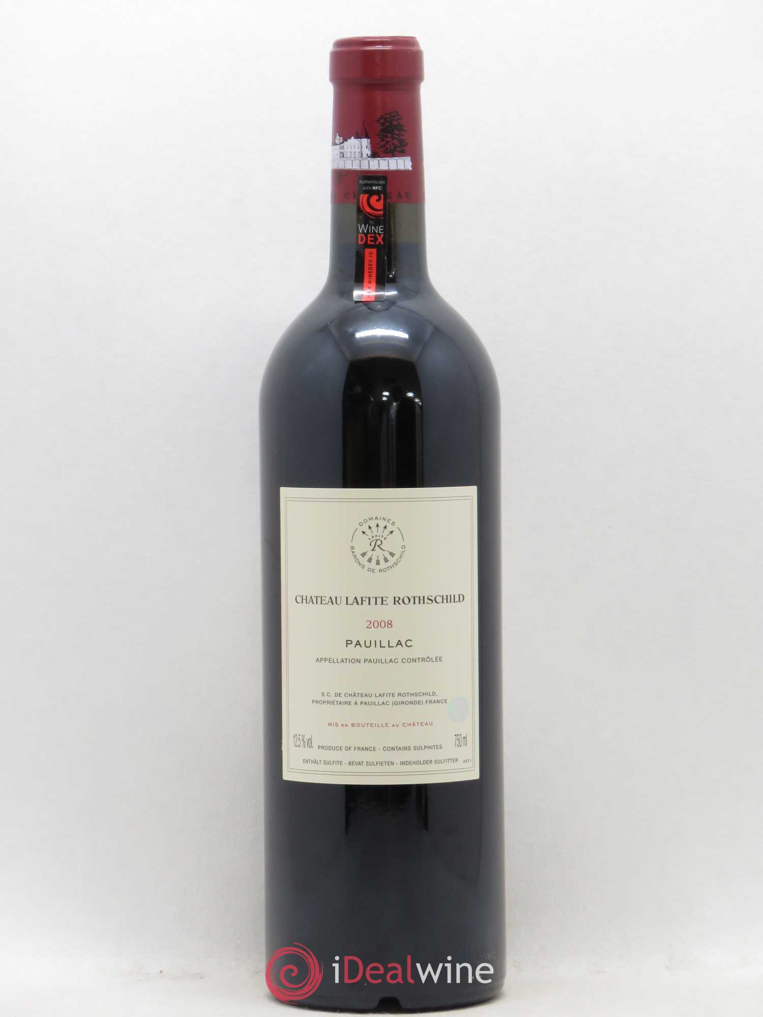 Château Lafite Rothschild 1er Grand Cru Classé 2008 - Lot de 1 bouteille - 1