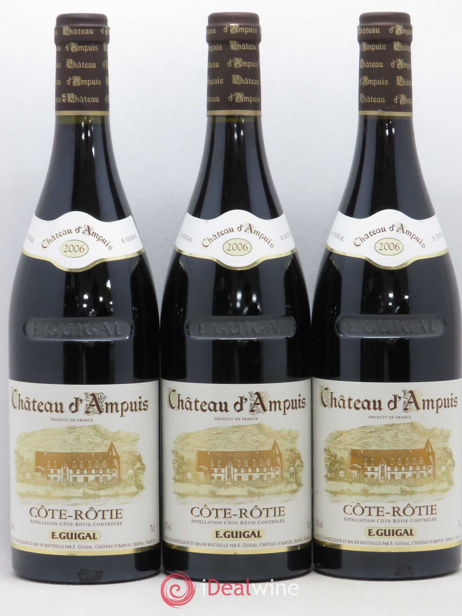 Côte-Rôtie Château d'Ampuis Guigal 2006 - Lot de 3 bouteilles - 0