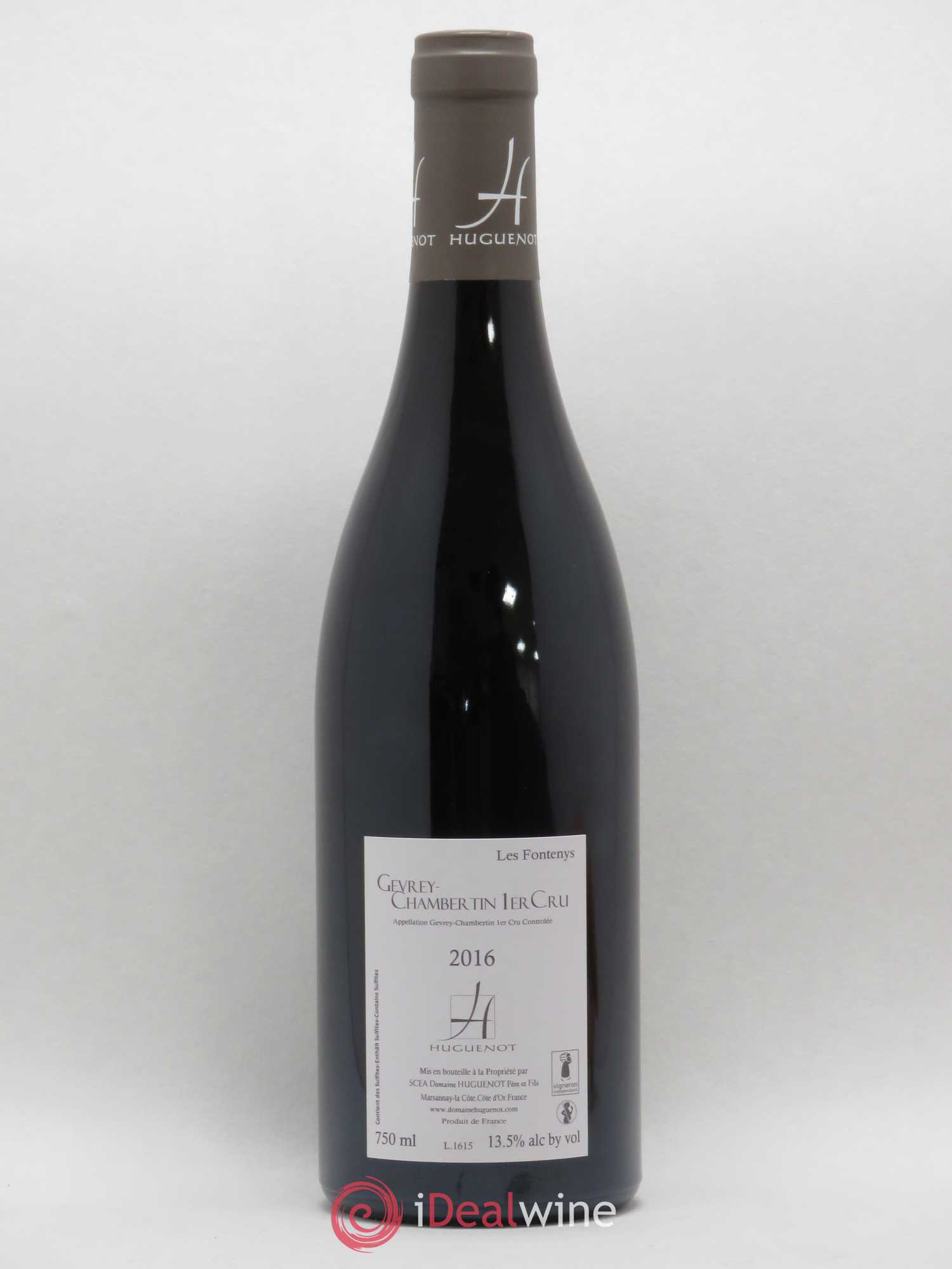 Gevrey-Chambertin 1er Cru Fontenys Huguenot 2016 - Posten von 1 Flasche - 1
