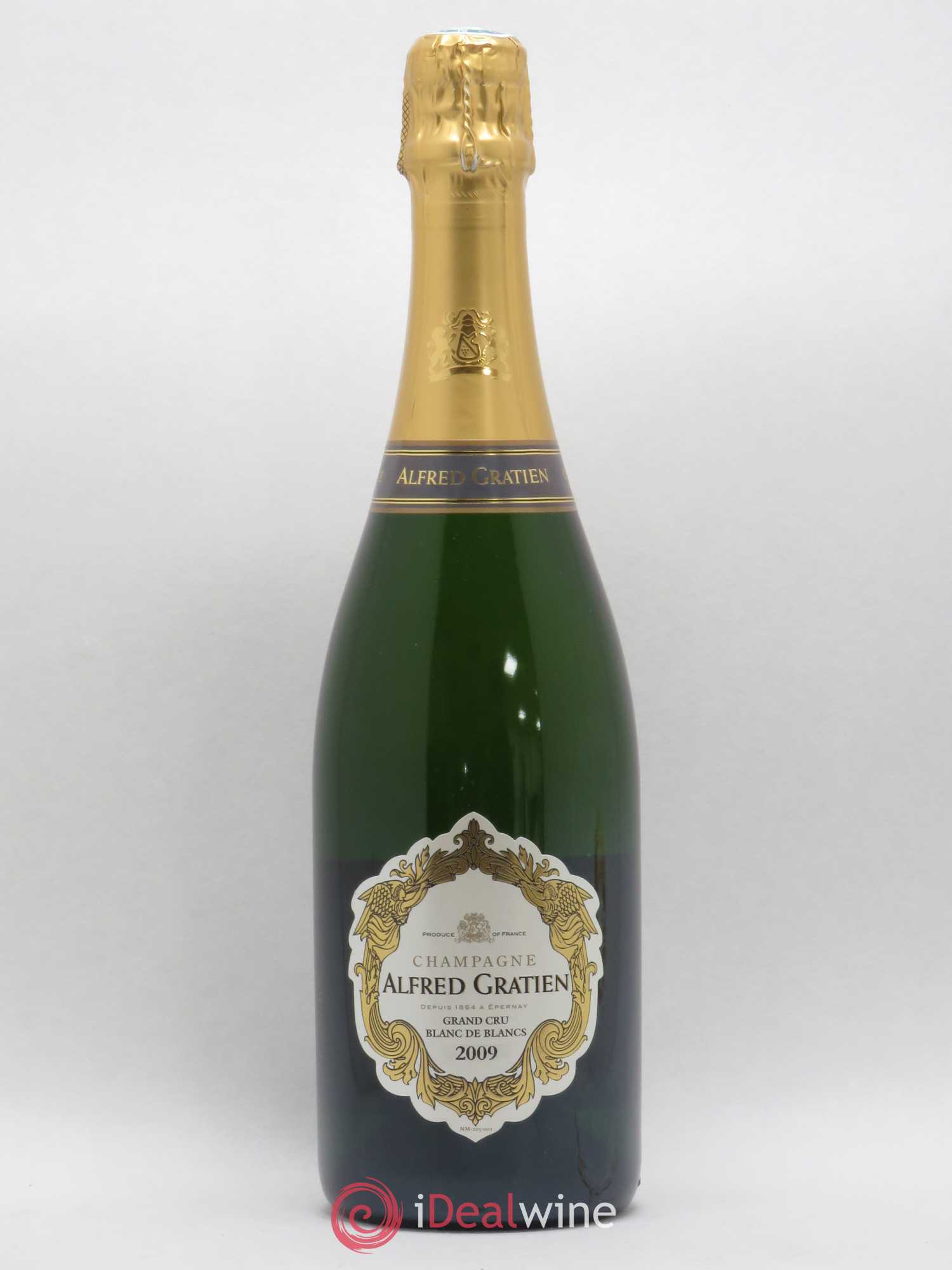 Champagne Blanc de Blancs Gratien 2009 - Posten von 1 Flasche - 0
