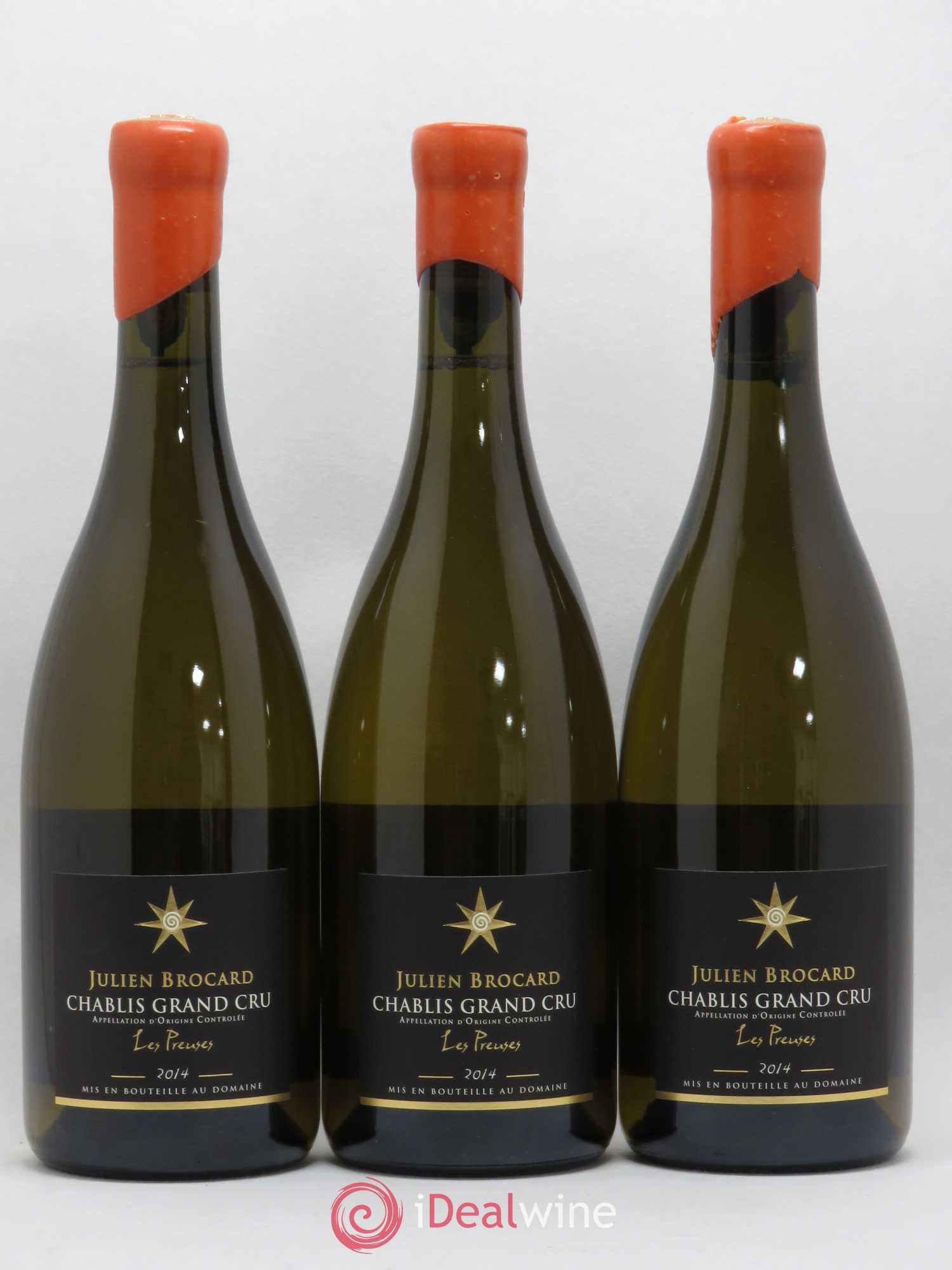 Chablis Grand Cru Preuses Brocard 2014 - Posten von 3 Flaschen - 0