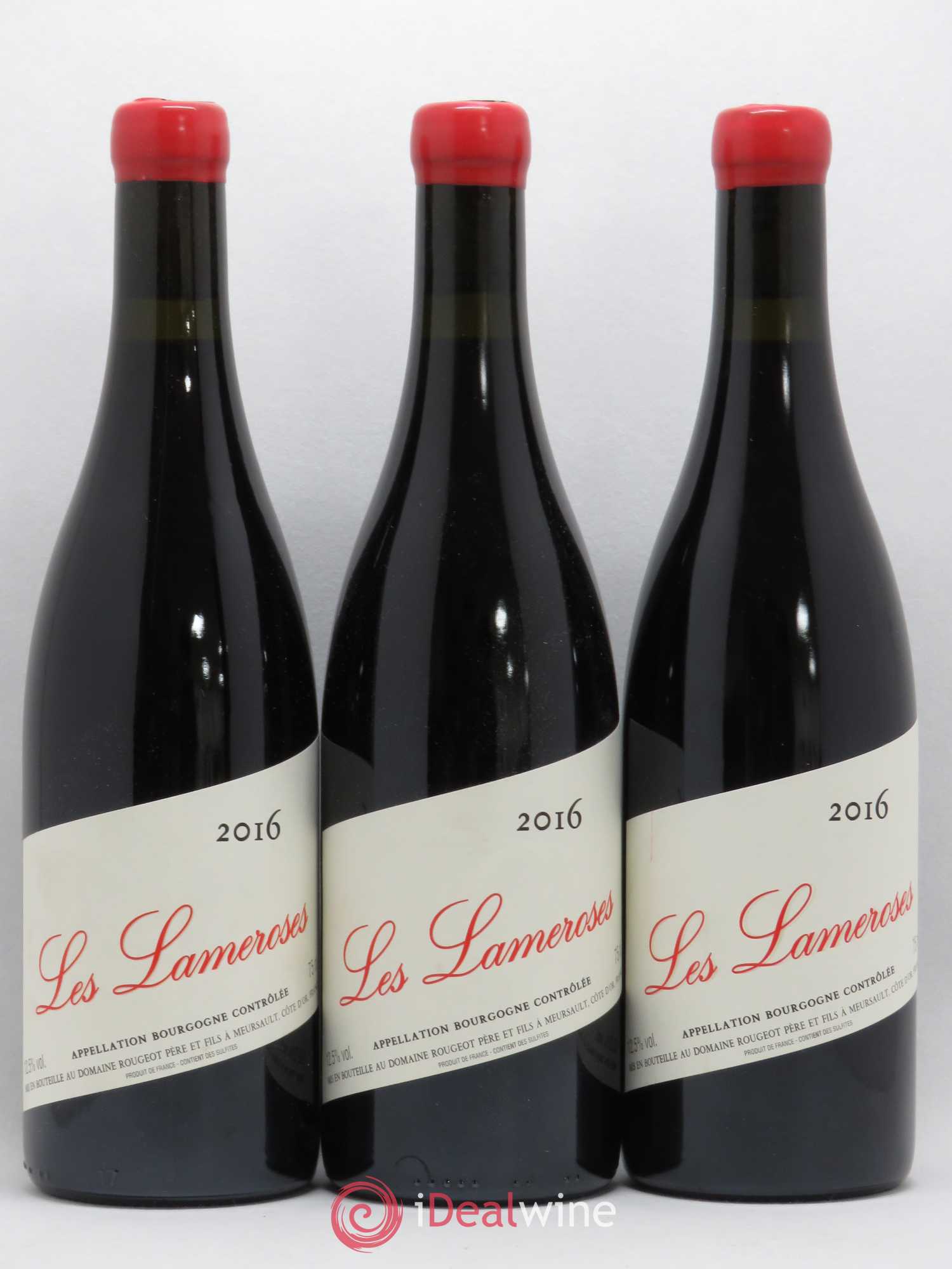 Bourgogne Les Lameroses Domaine Rougeot 2016 - Posten von 6 Flaschen - 2