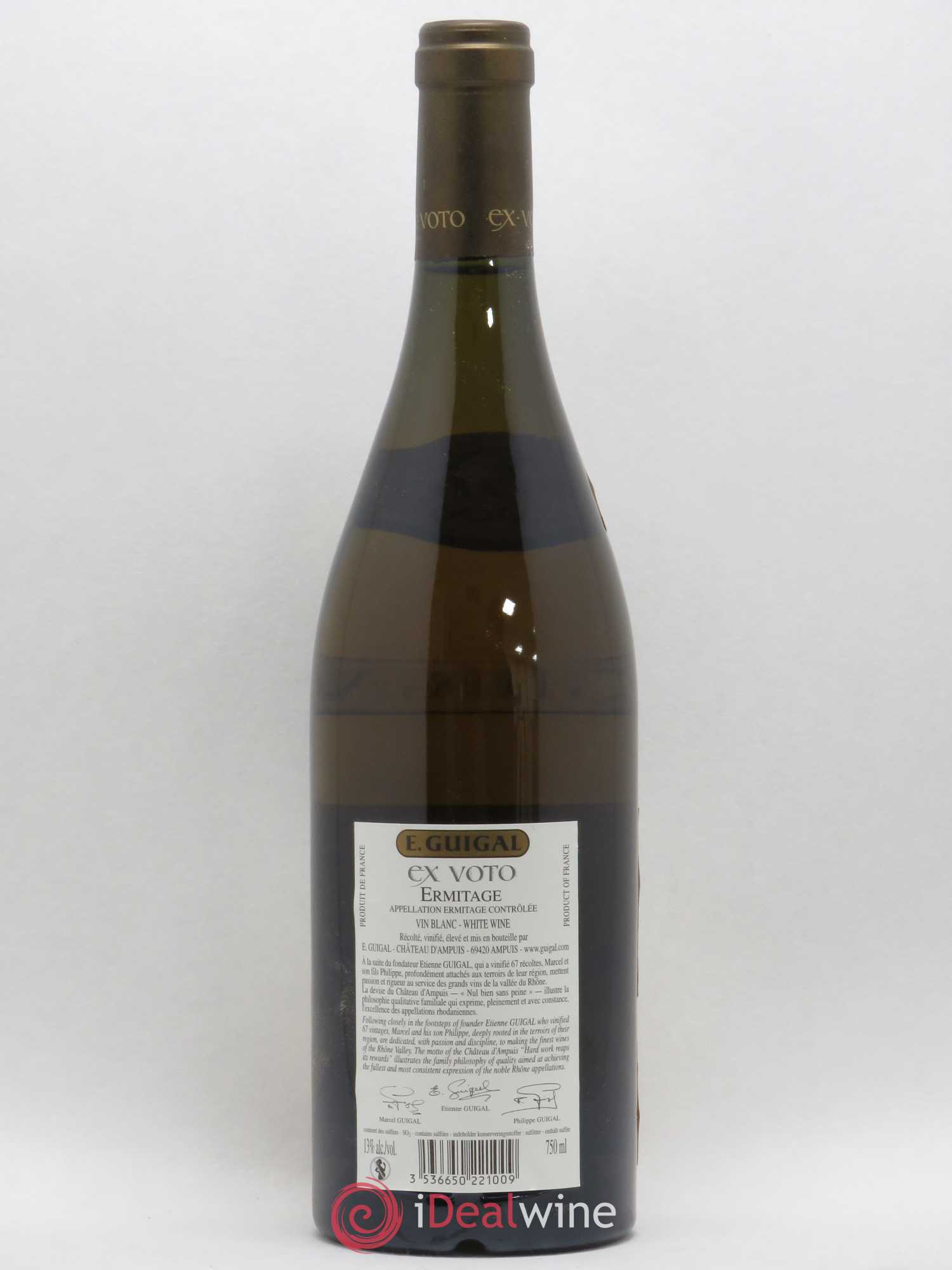 Ermitage Ex Voto Guigal 2009 - Lot de 1 bouteille - 1