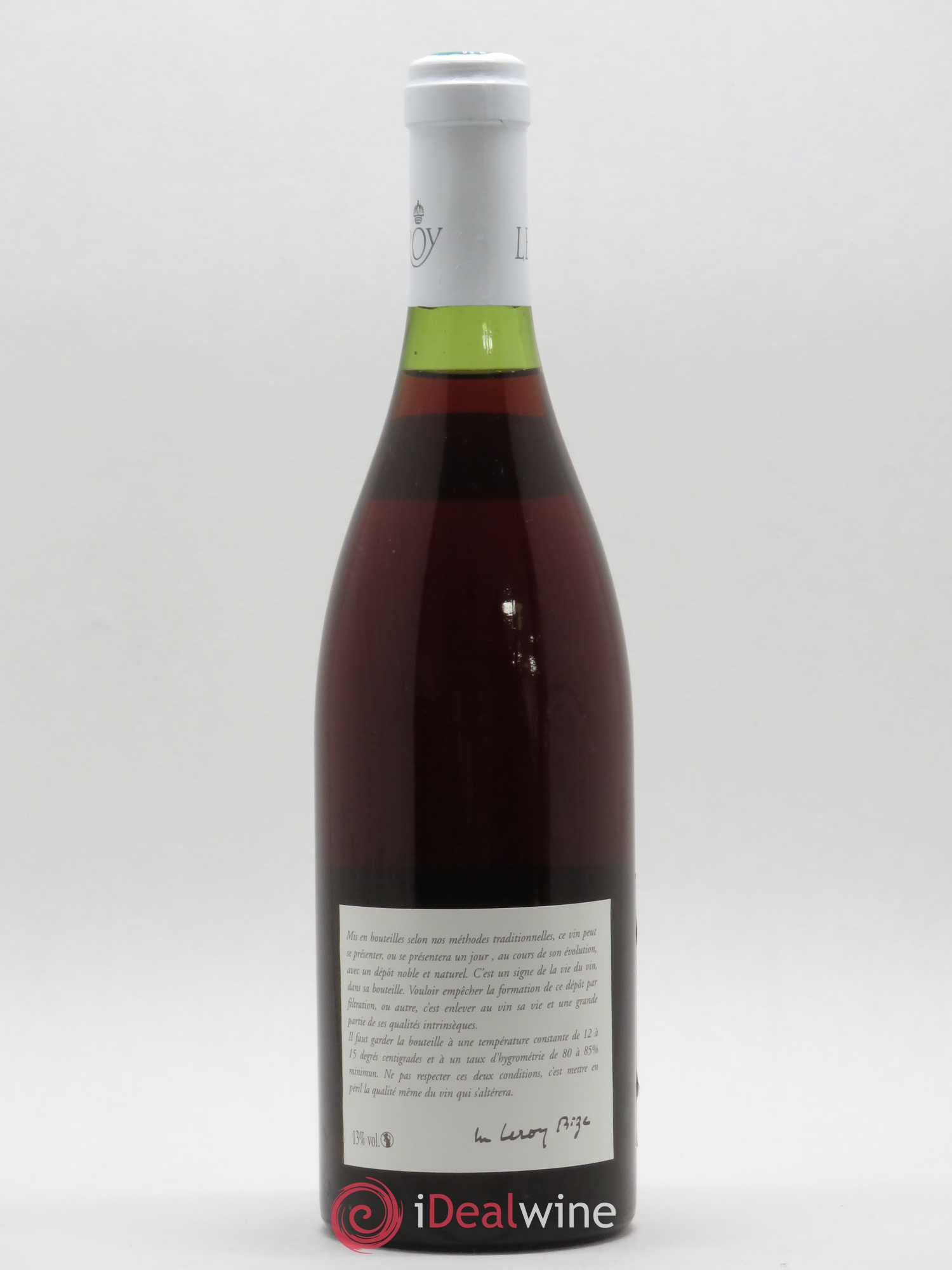 Beaune 1er Cru Les Teurons Leroy SA 1972 - Posten von 1 Flasche - 1