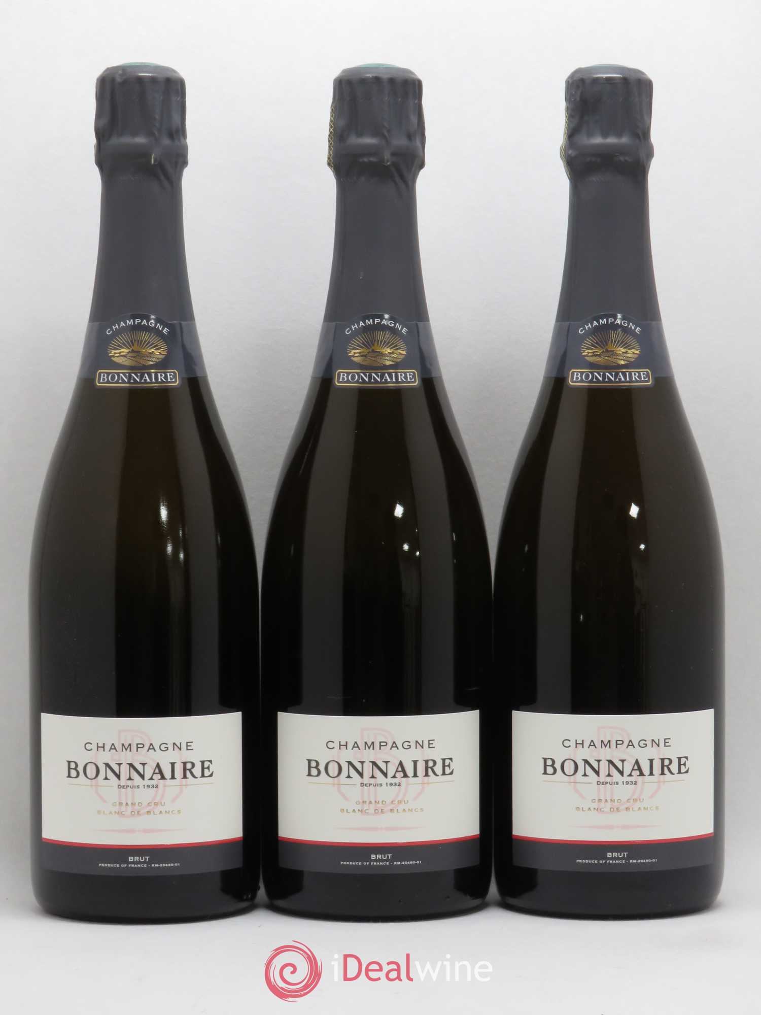 Champagne Grand Cru Blanc de Blancs Bonnaire - Posten von 6 Flaschen - 1