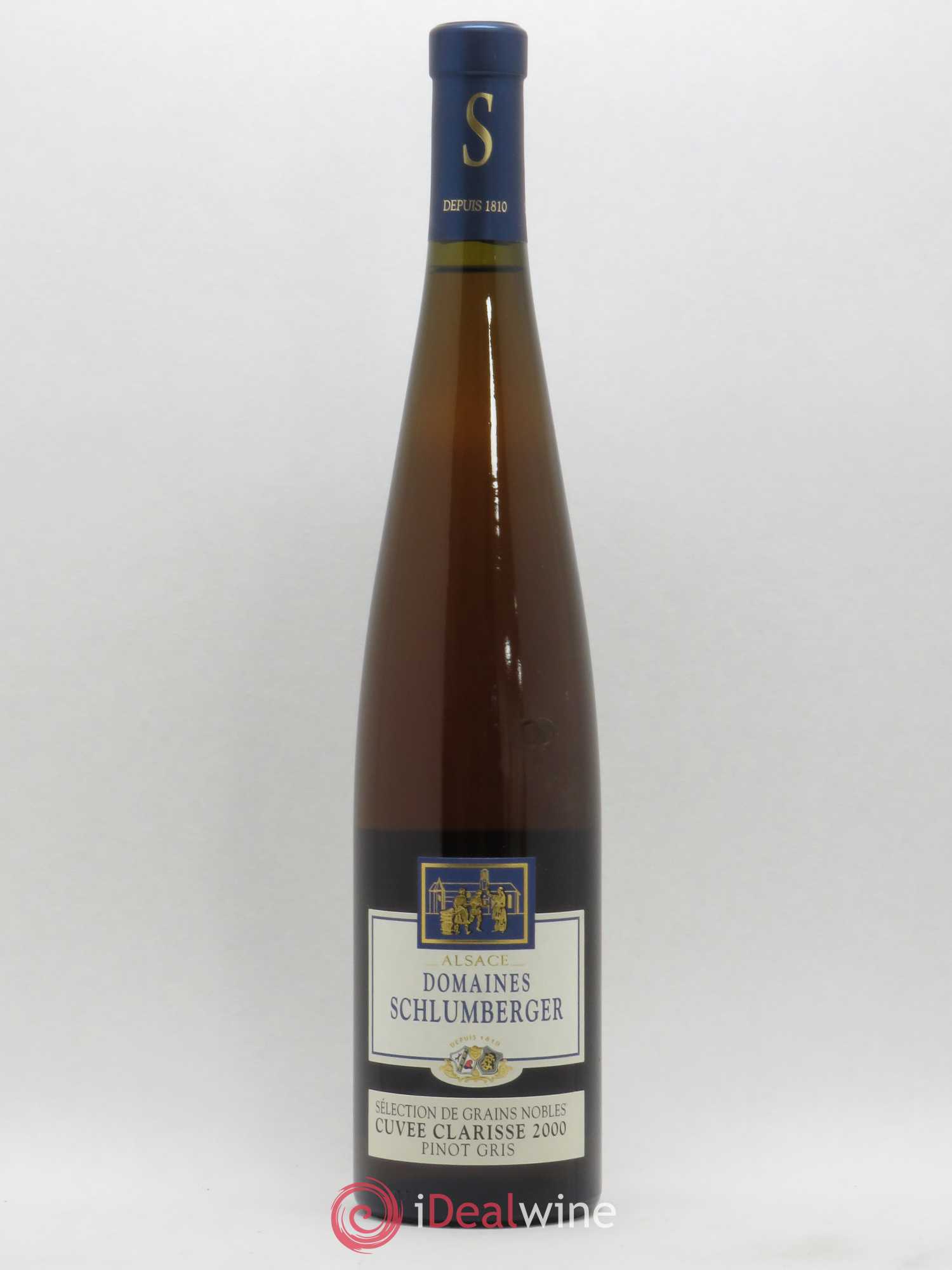 Pinot Gris (Tokay) Sélection de Grains Nobles Cuvée Clarisse Domaine Schlumberger 2000 - Posten von 1 Flasche - 0