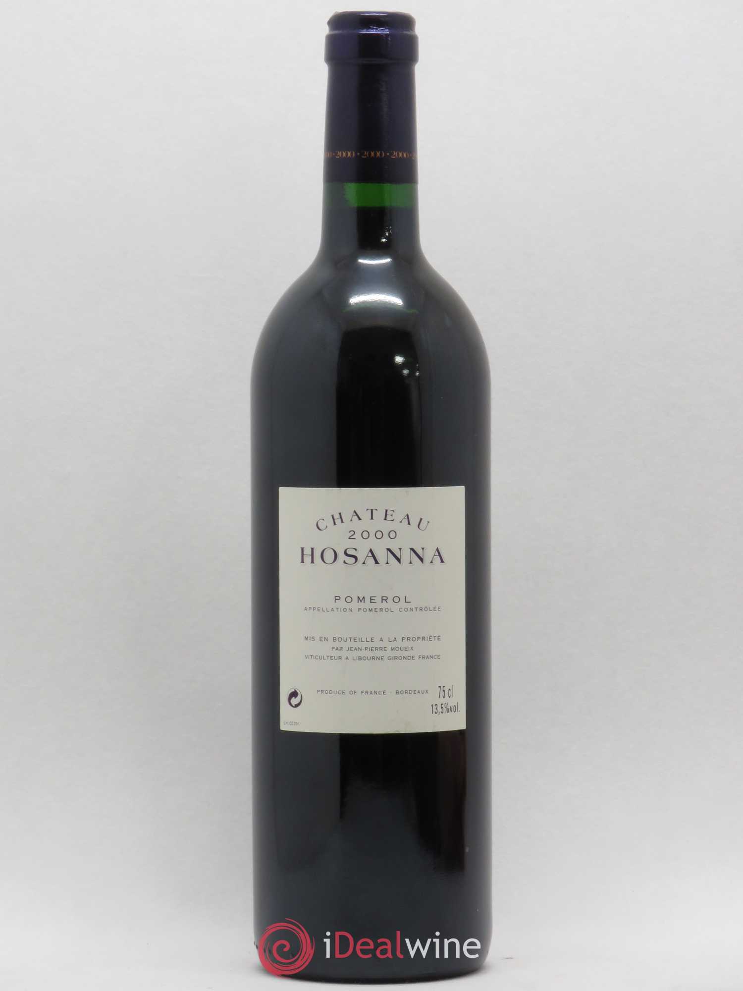 Château Hosanna 2000 - Lot de 1 bouteille - 1