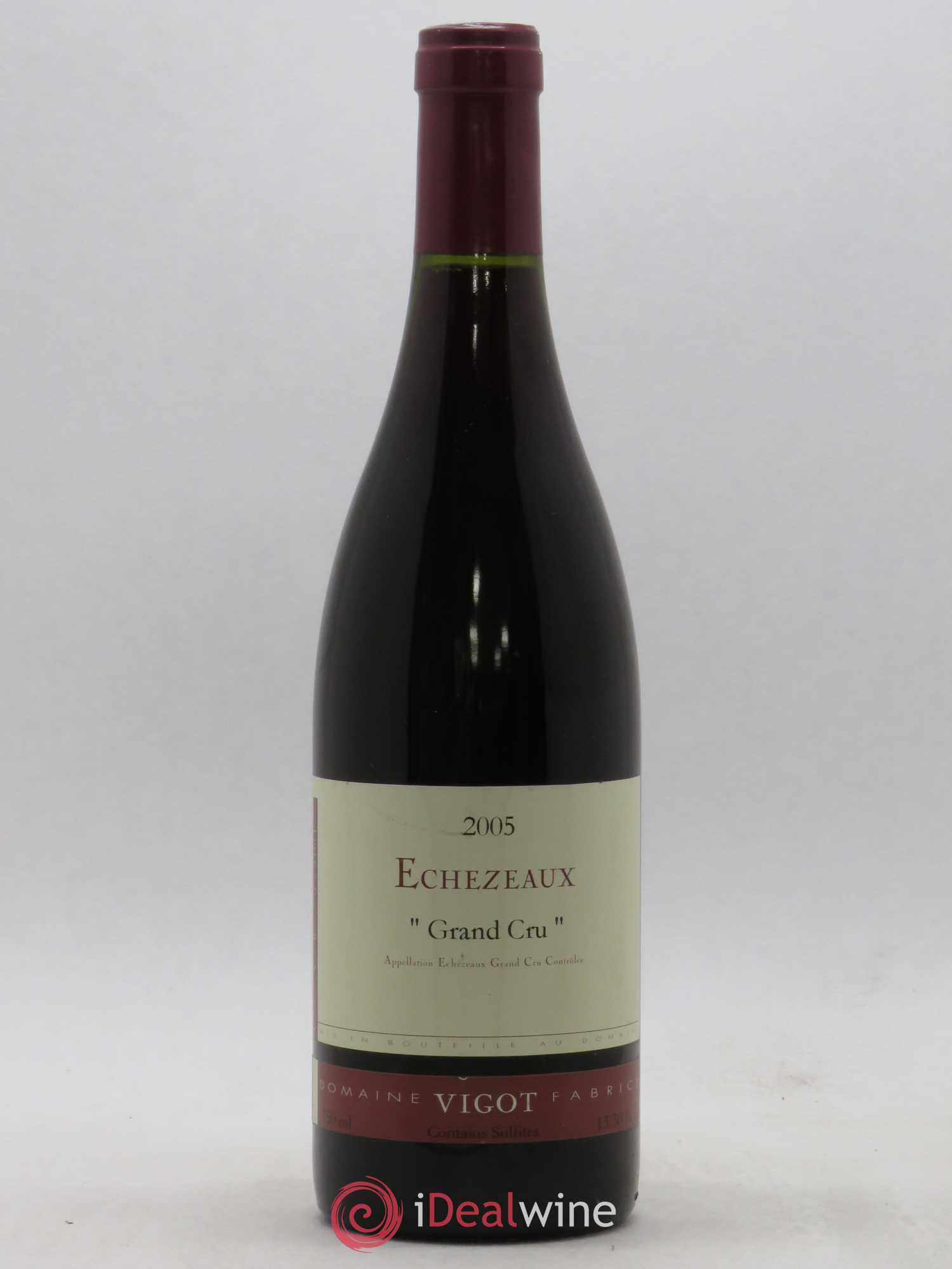 Echezeaux Grand Cru Fabrice Vigot 2005 - Lot de 1 bouteille - 0