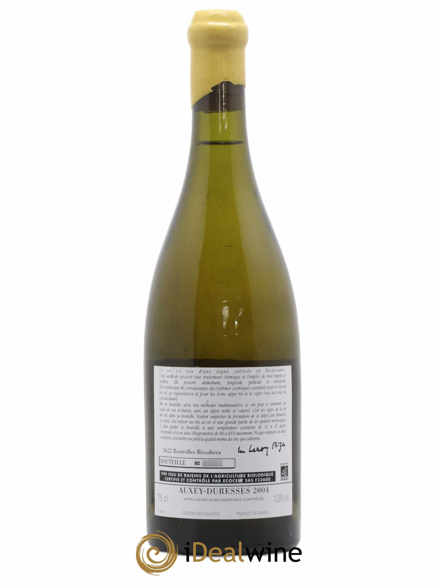 Auxey-Duresses d'Auvenay (Domaine) 2004 - Lot de 1 bouteille - 1