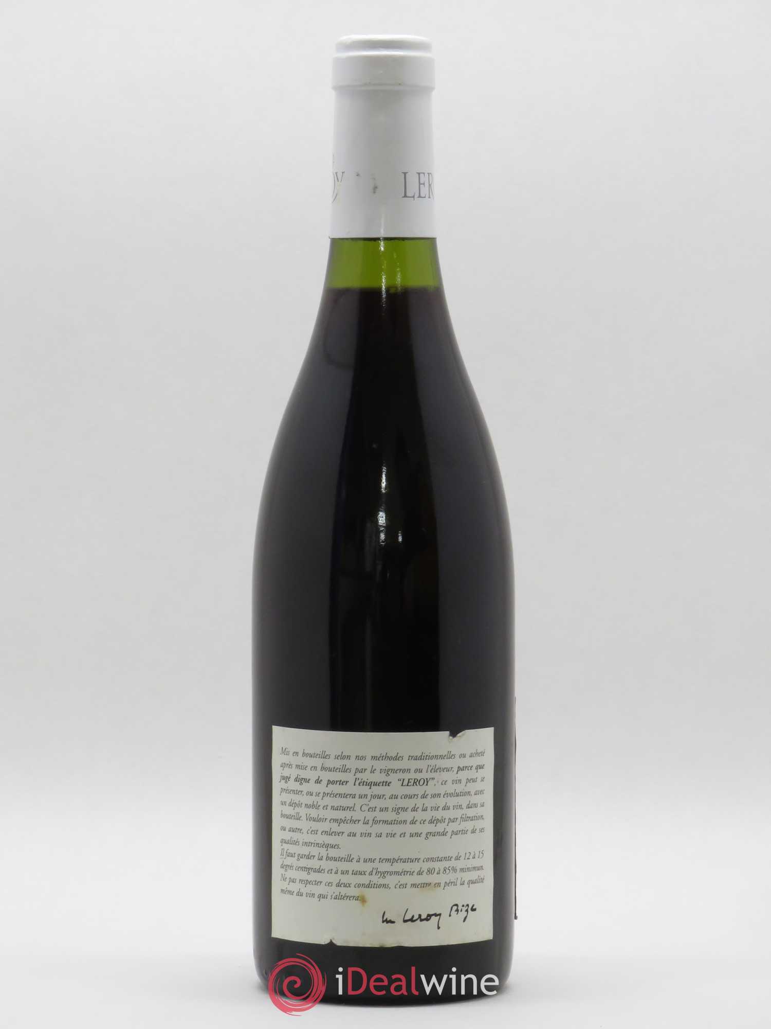 Auxey-Duresses 1er Cru Les Duresses Leroy SA 1999 - Posten von 1 Flasche - 1
