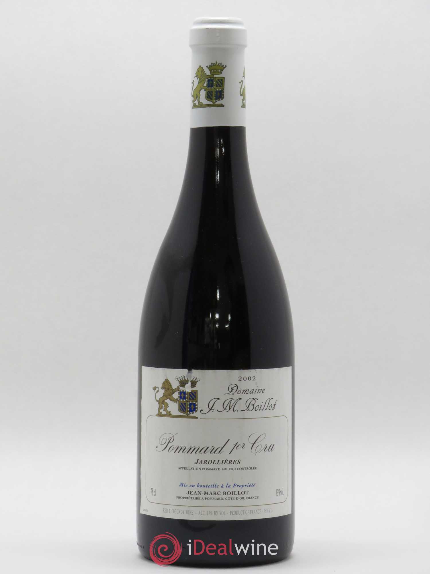 Pommard 1er cru Jarollières Jean-Marc Boillot 2002 - Posten von 1 Flasche - 0