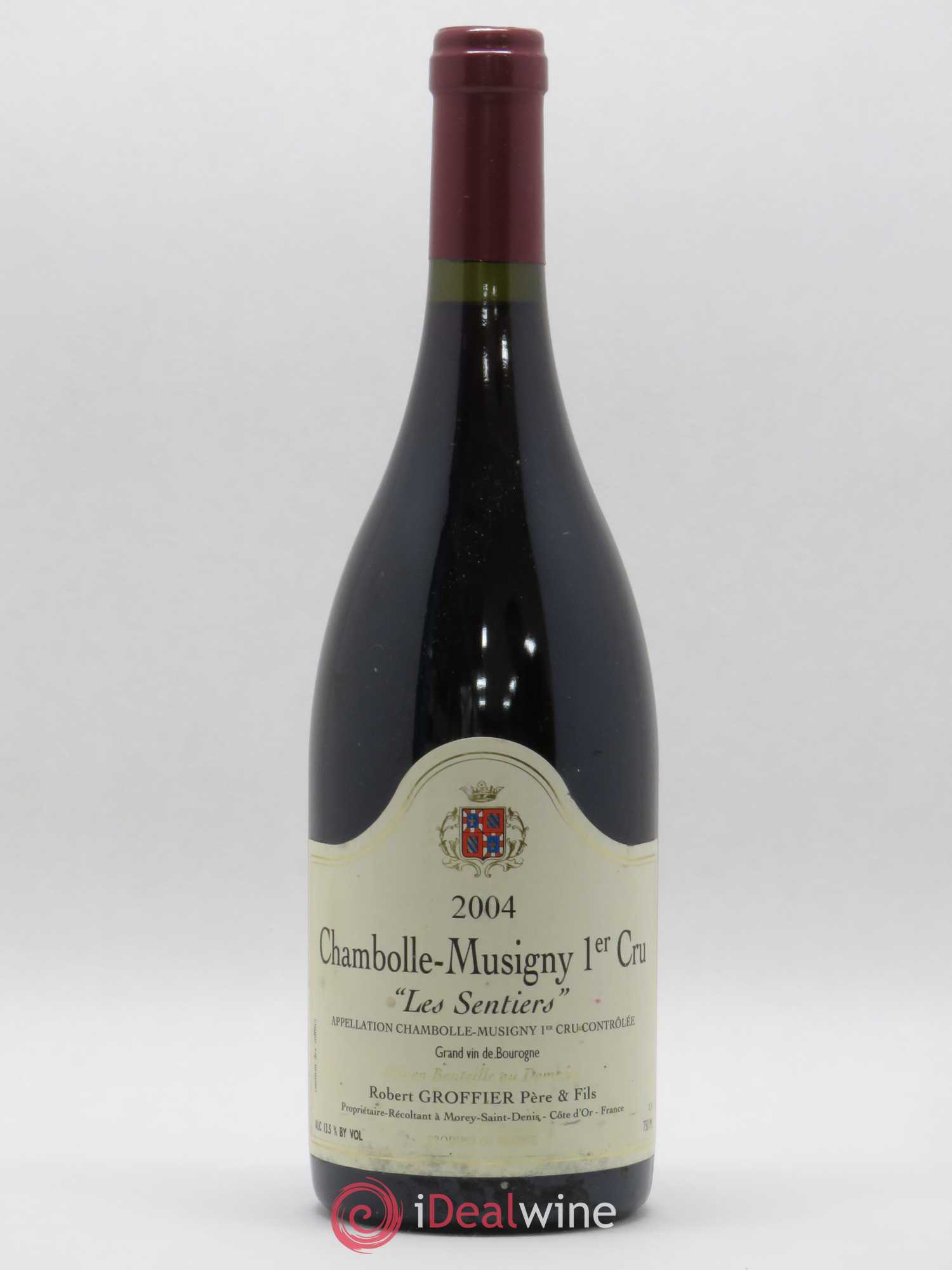 Chambolle-Musigny 1er Cru Les Sentiers Robert Groffier Père & Fils (Domaine) 2004 - Lot de 1 bouteille - 0
