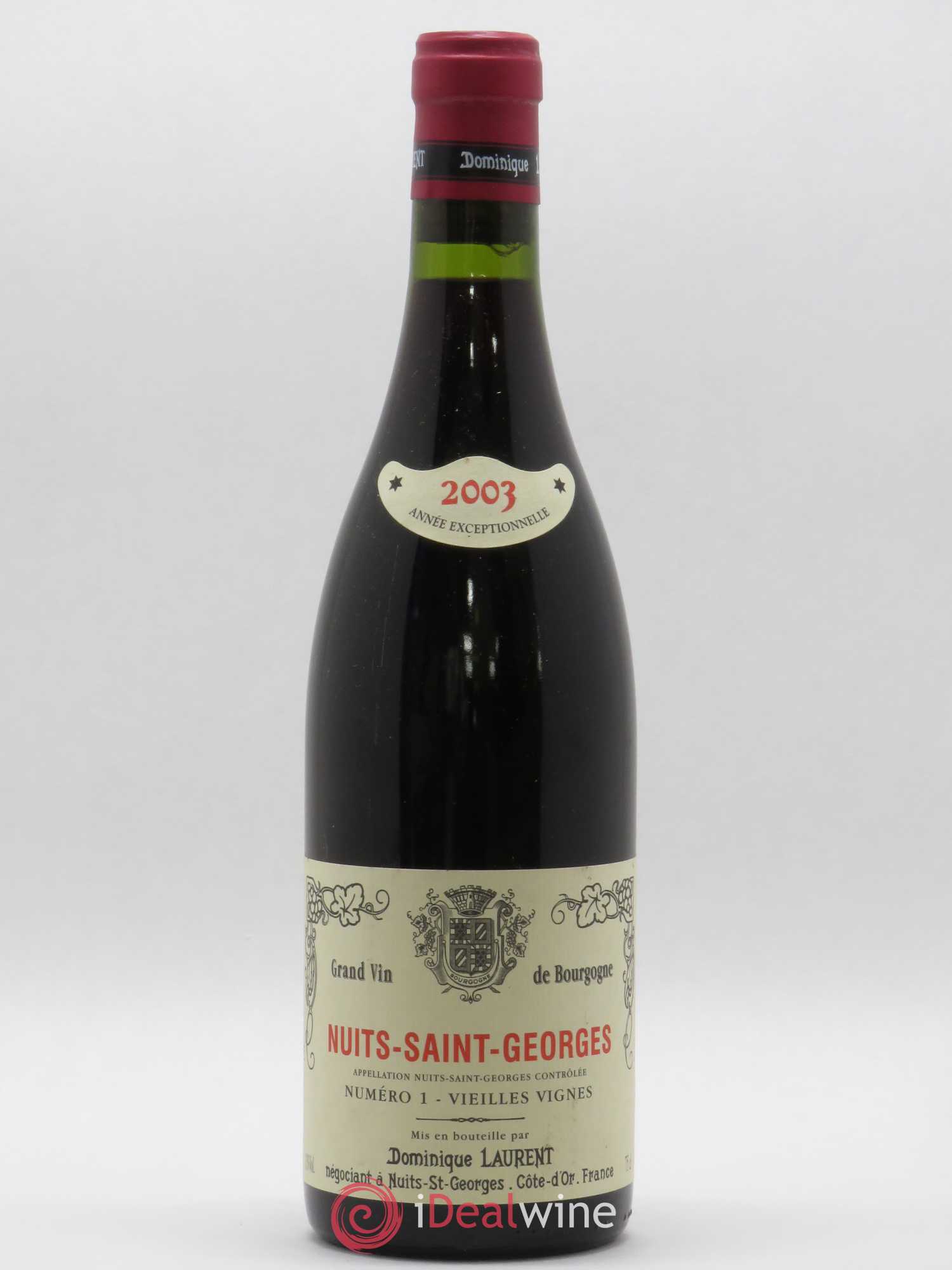 Nuits-Saint-Georges Vieilles Vignes Numero 1 Dominique Laurent 2003 - Lot de 1 bouteille - 0