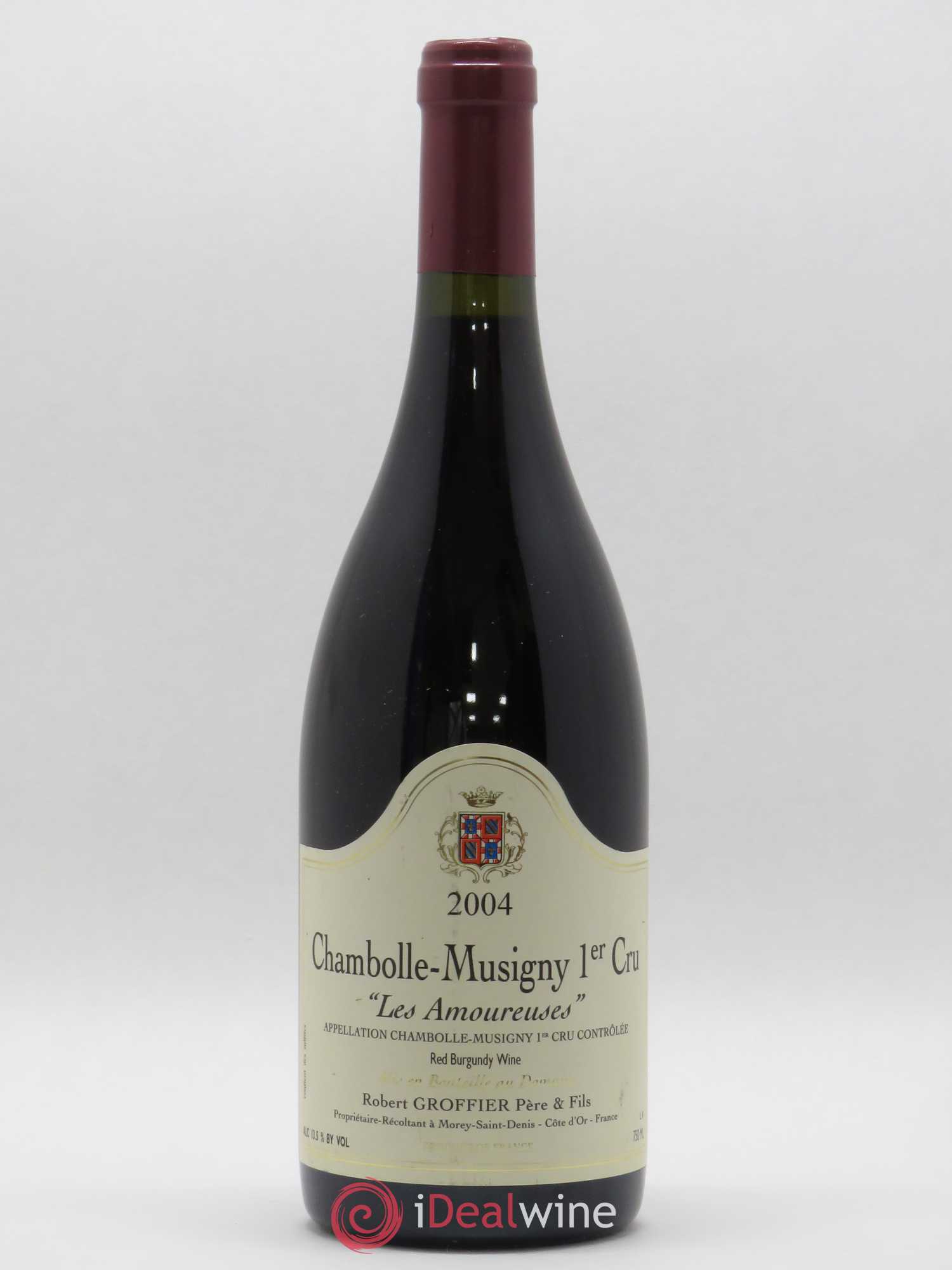 Chambolle-Musigny 1er Cru Les Amoureuses Robert Groffier Père & Fils (Domaine) 2004 - Lot de 1 bouteille - 0