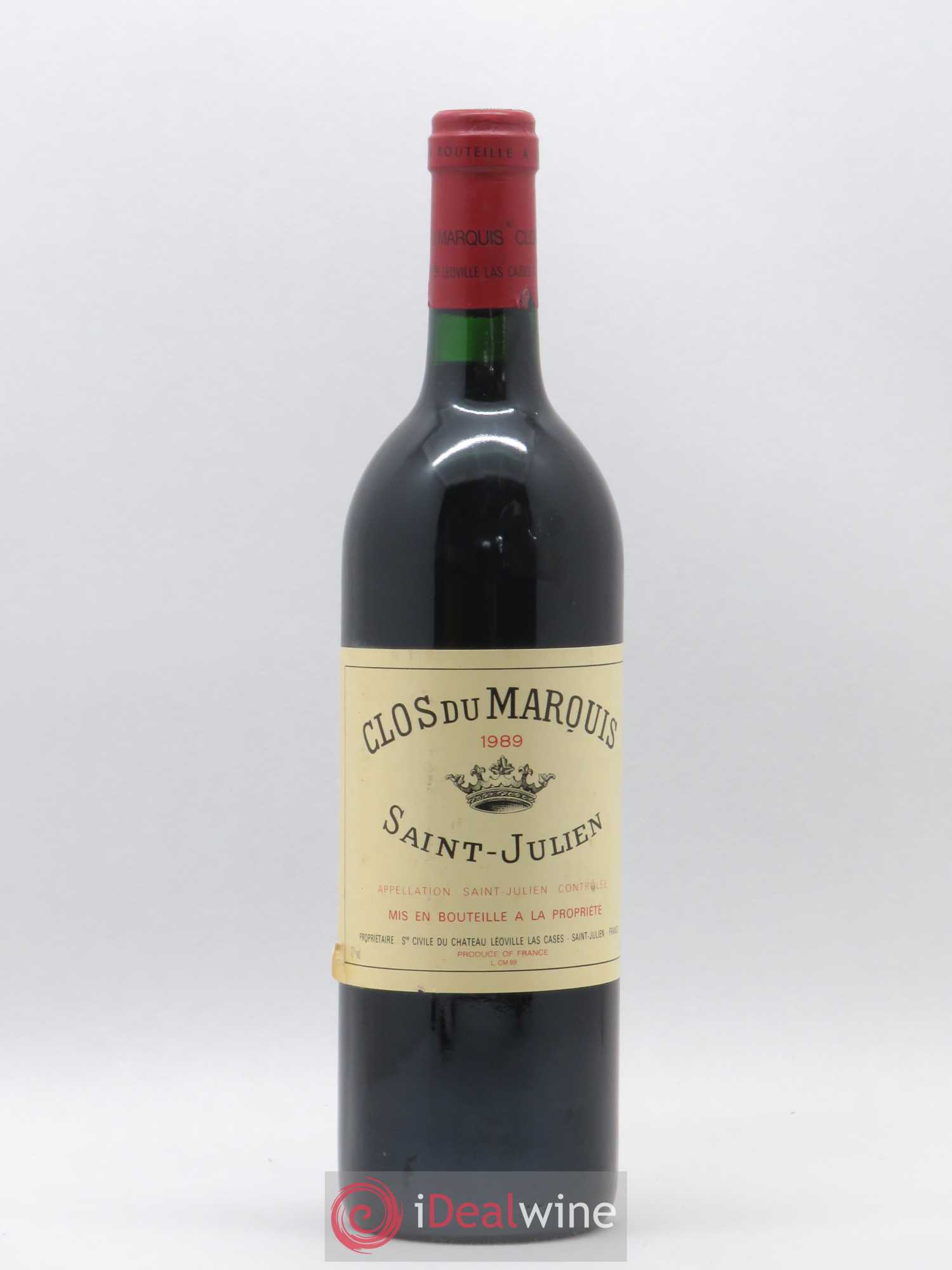 Clos du Marquis 1989 - Lot de 1 bouteille - 0