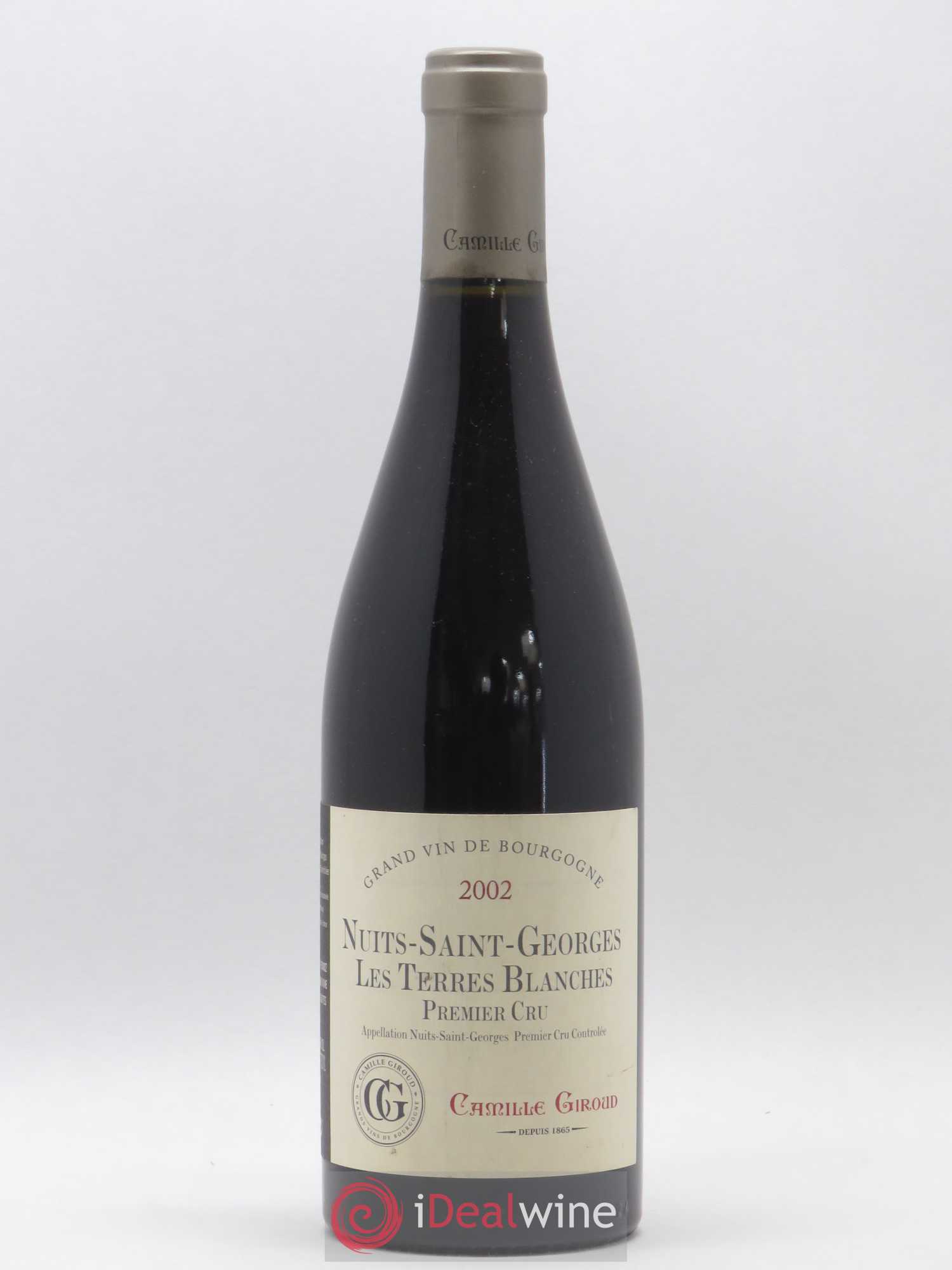 Nuits-Saint-Georges 1er Cru Les Terres Blanches Camille Giroud 2002 - Posten von 1 Flasche - 0
