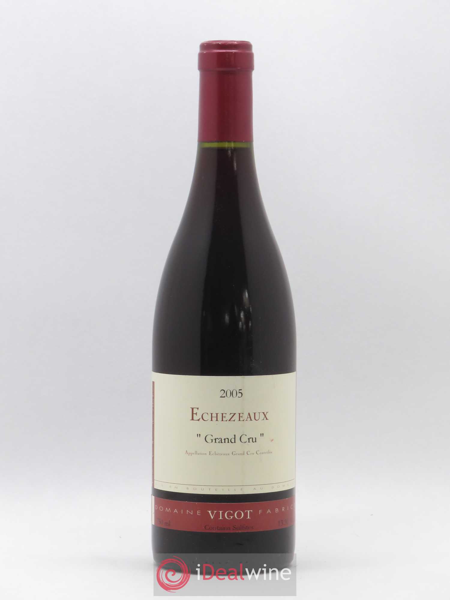 Echezeaux Grand Cru Fabrice Vigot 2005 - Lot de 1 bouteille - 0