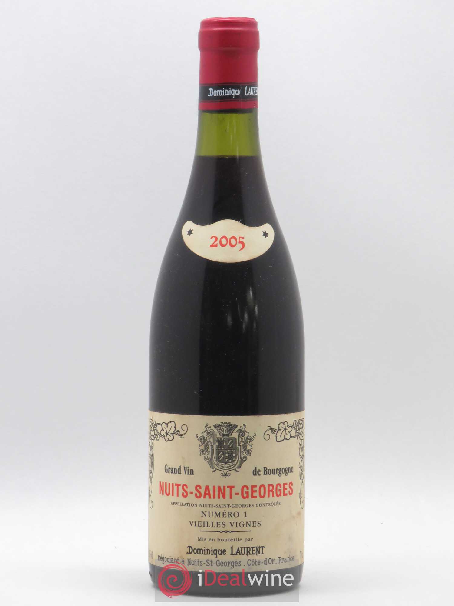 Nuits-Saint-Georges Numéro 1 Vieilles Vignes Dominique Laurent 2005 - Posten von 1 Flasche - 0