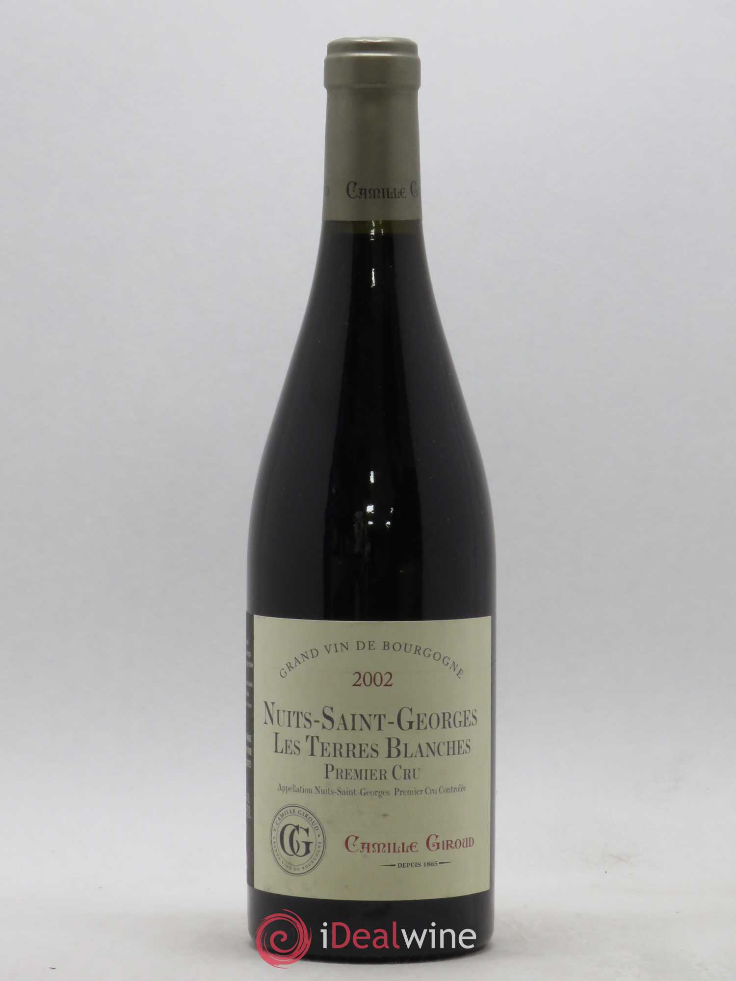 Nuits-Saint-Georges 1er Cru Les Terres Blanches Camille Giroud 2002 - Posten von 1 Flasche - 0