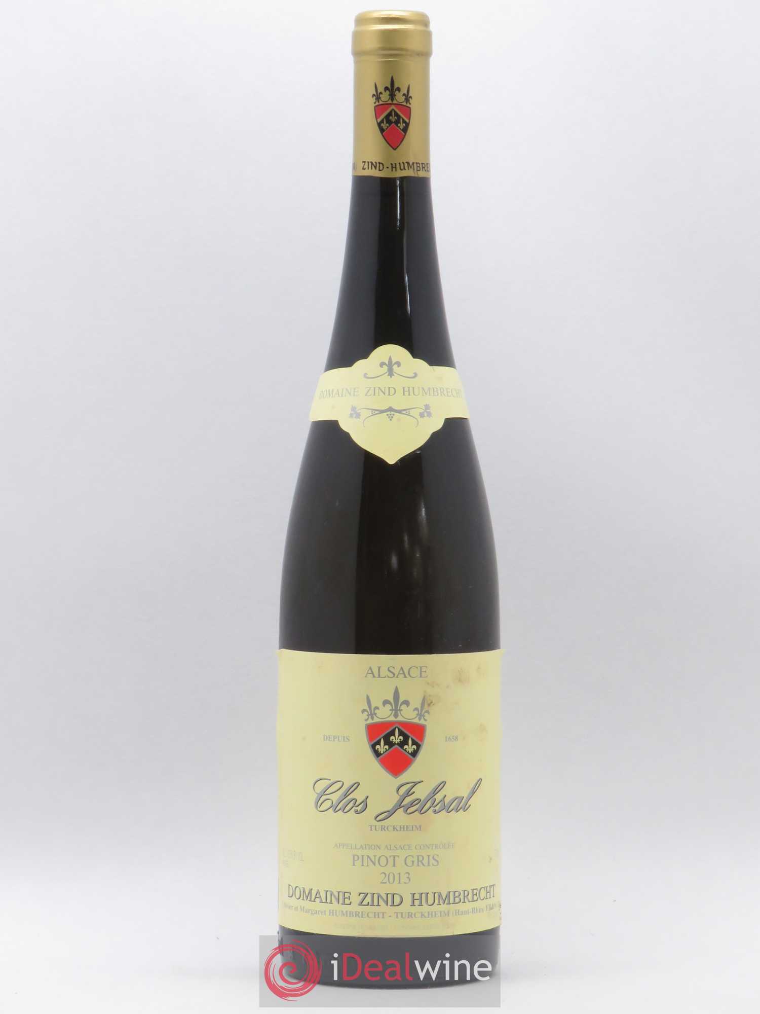 Alsace Pinot Gris Clos Jebsal Zind-Humbrecht (Domaine) 2013 - Lot de 1 bouteille - 0