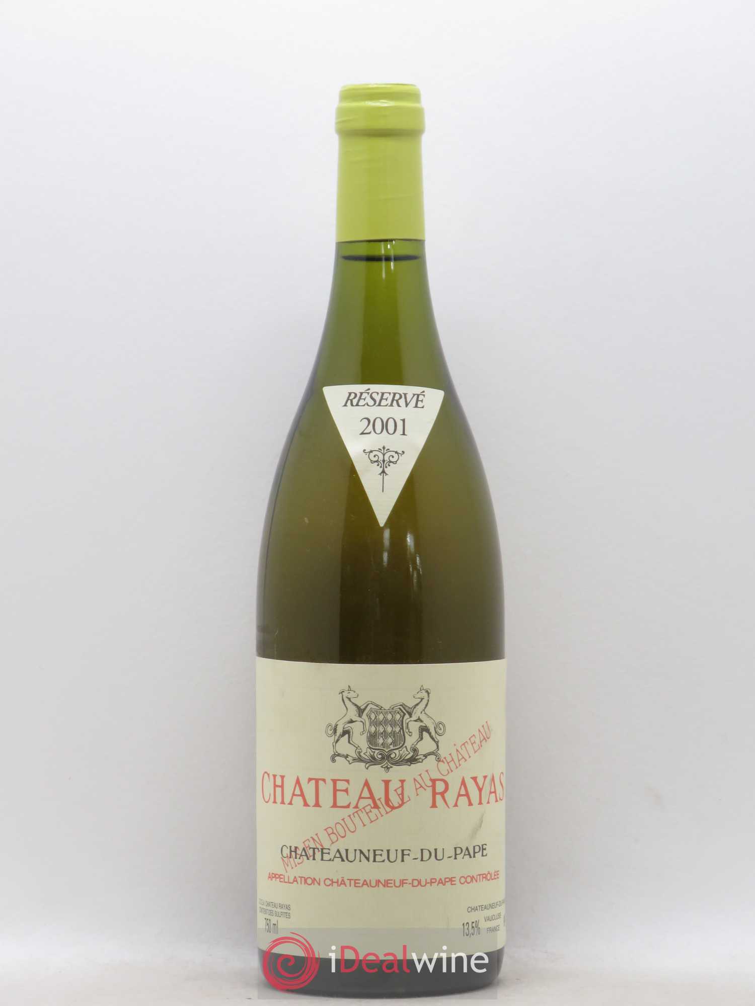 Châteauneuf-du-Pape Château Rayas Emmanuel Reynaud 2001 - Lot de 1 bouteille - 0