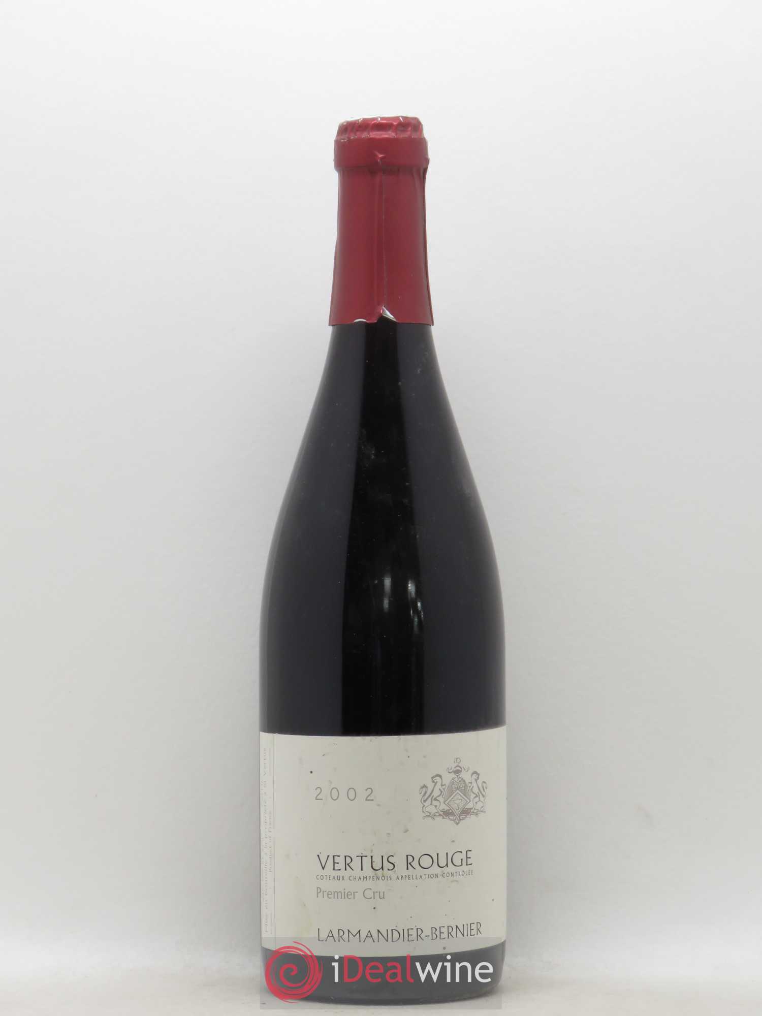 Coteaux Champenois Vertus 1er cru Larmandier-Bernier 2002 - Posten von 1 Flasche - 0