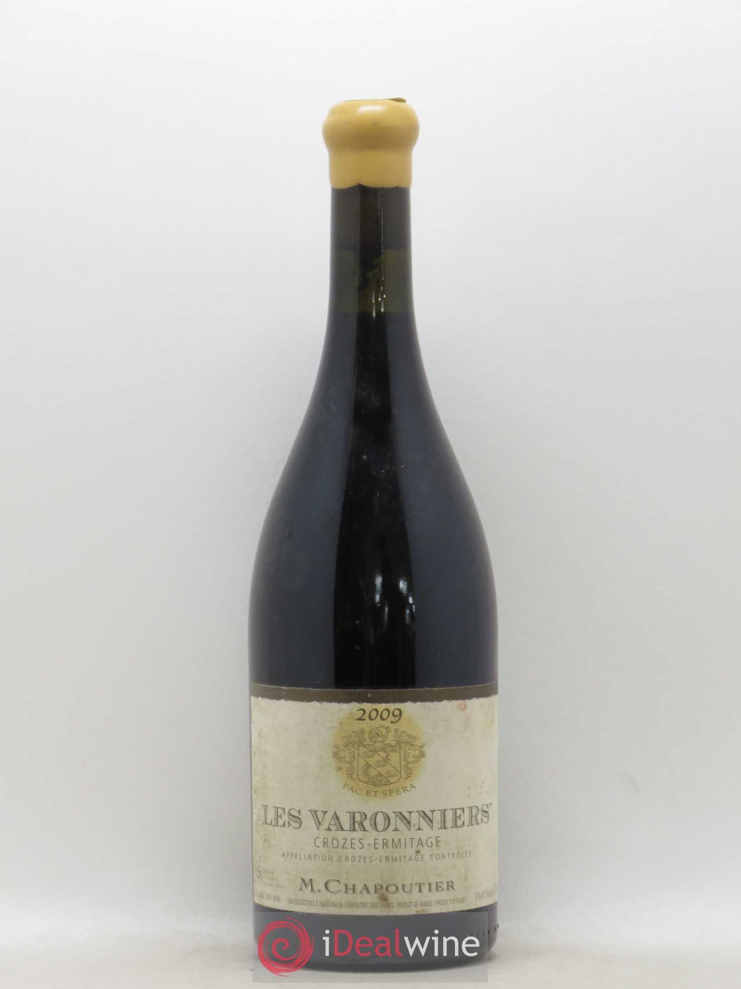 Crozes-Hermitage Les Varonniers Chapoutier 2009 - Lot de 1 bouteille - 0