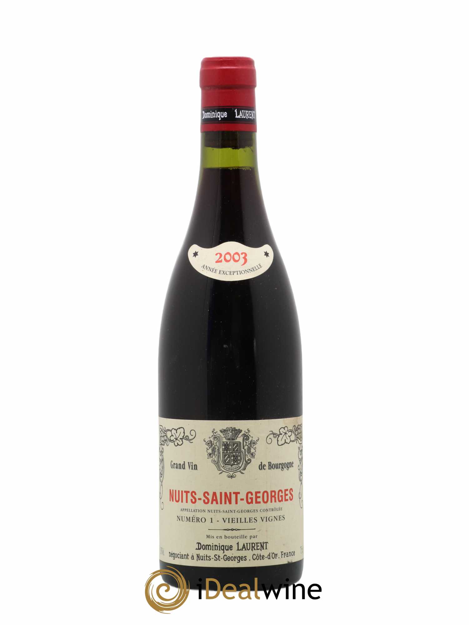 Nuits-Saint-Georges Vieilles Vignes Dominique Laurent Numéro 1 2003 - Lot de 1 bouteille - 0
