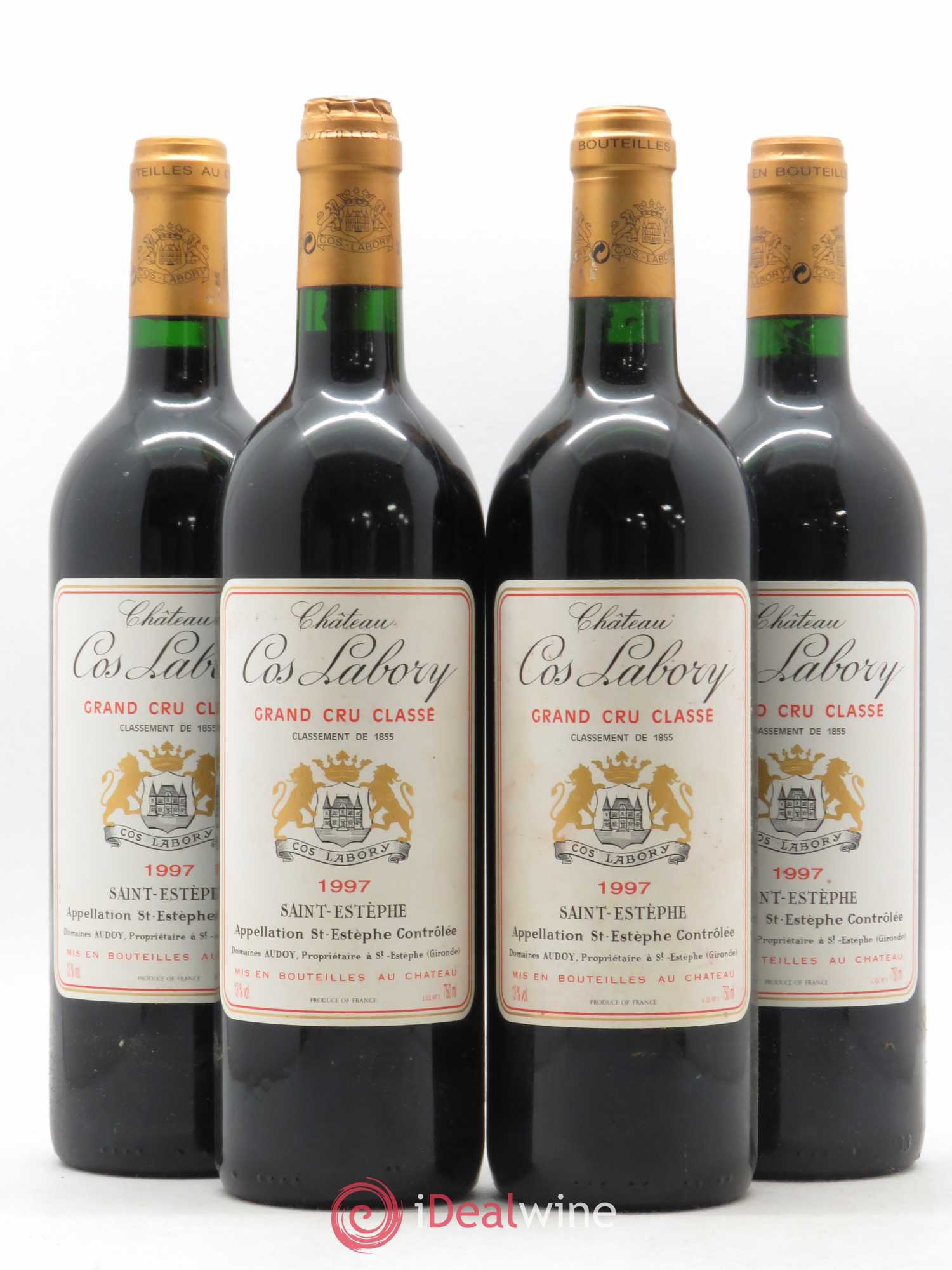 Château Cos Labory 5ème Grand Cru Classé 1997 - Lot de 4 bouteilles - 0